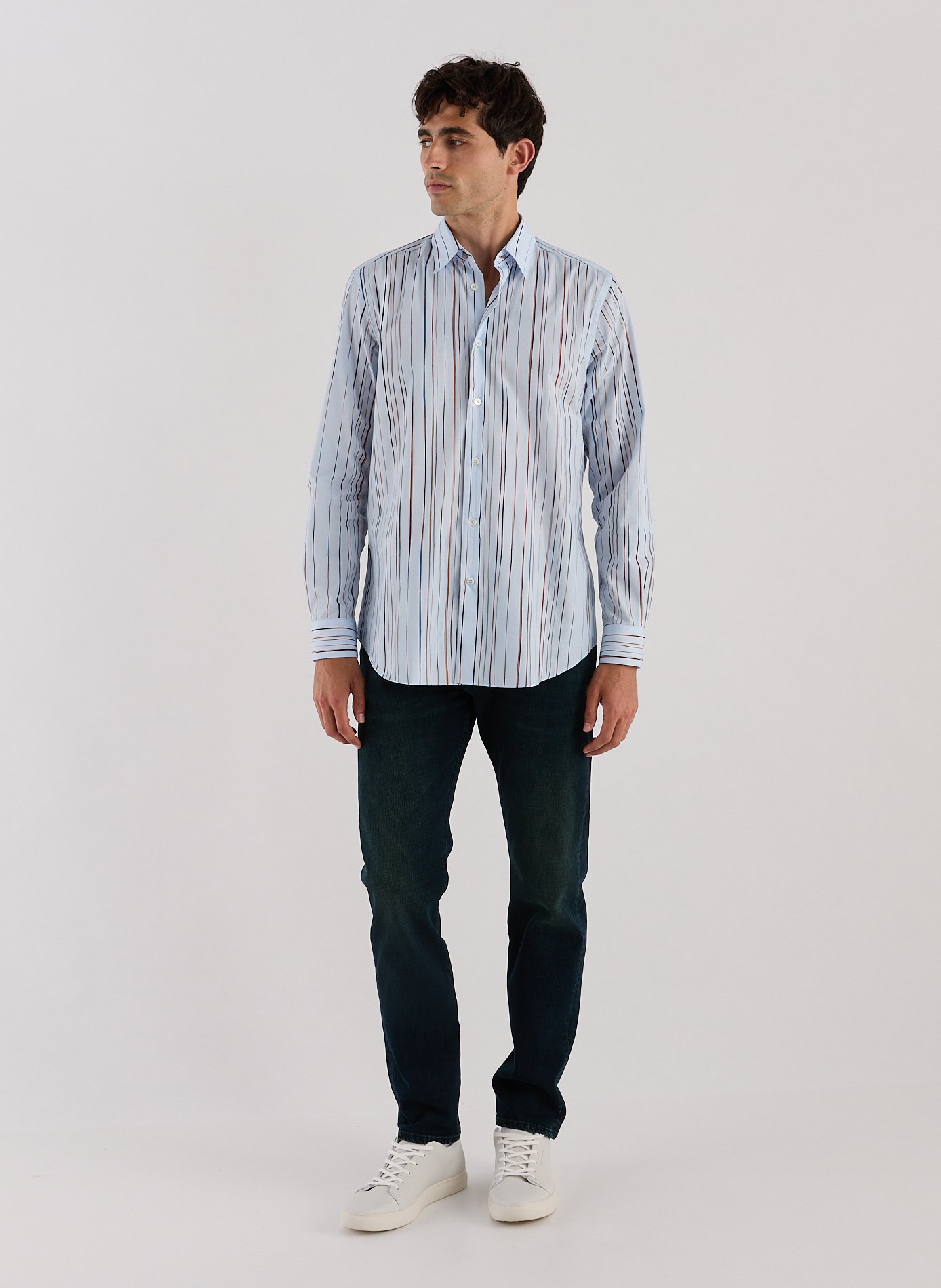 Faded straight-cut jeans PAUL SMITH Blue