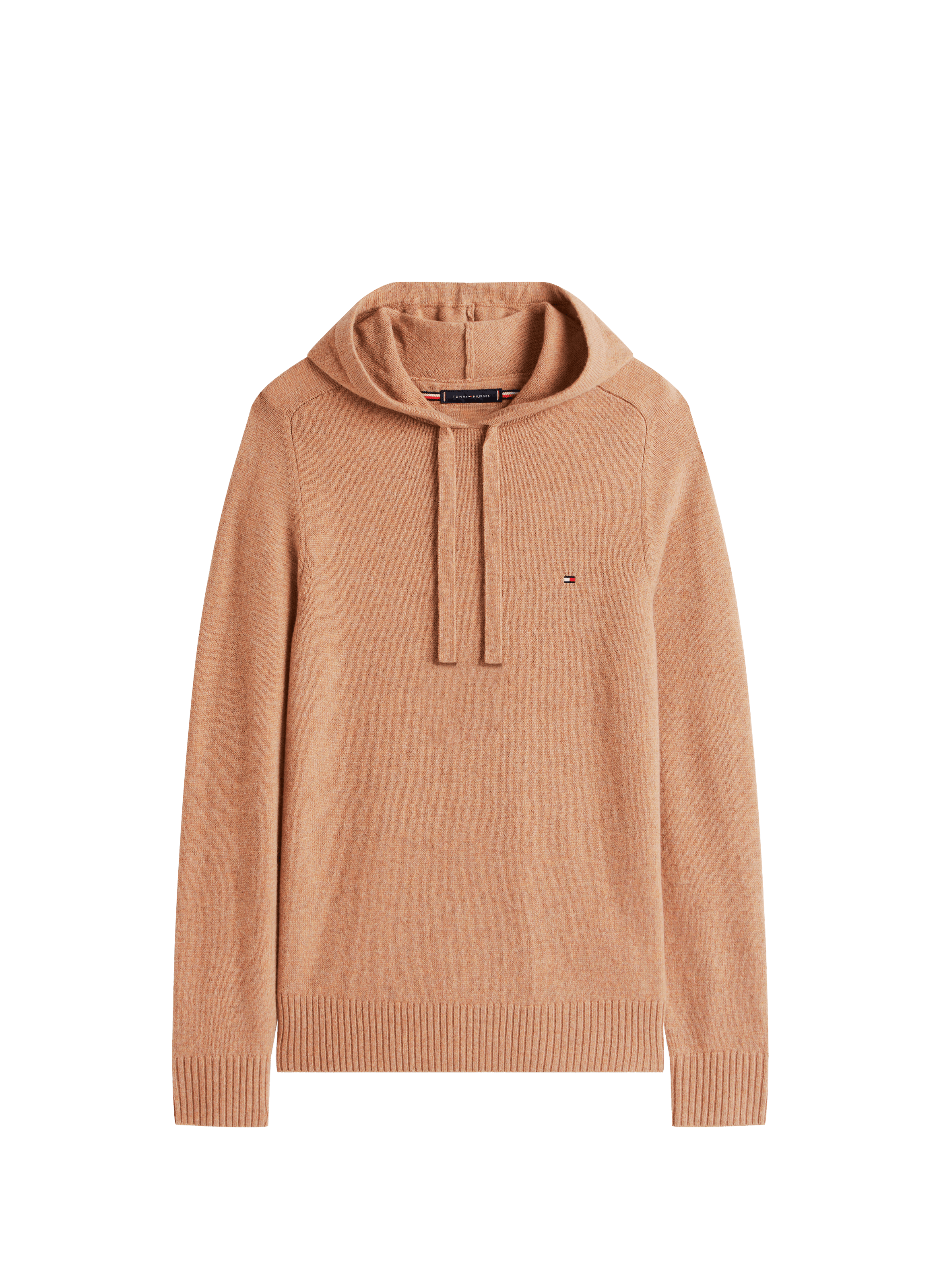 Wool hooded sweatshirt TOMMY HILFIGER Beige