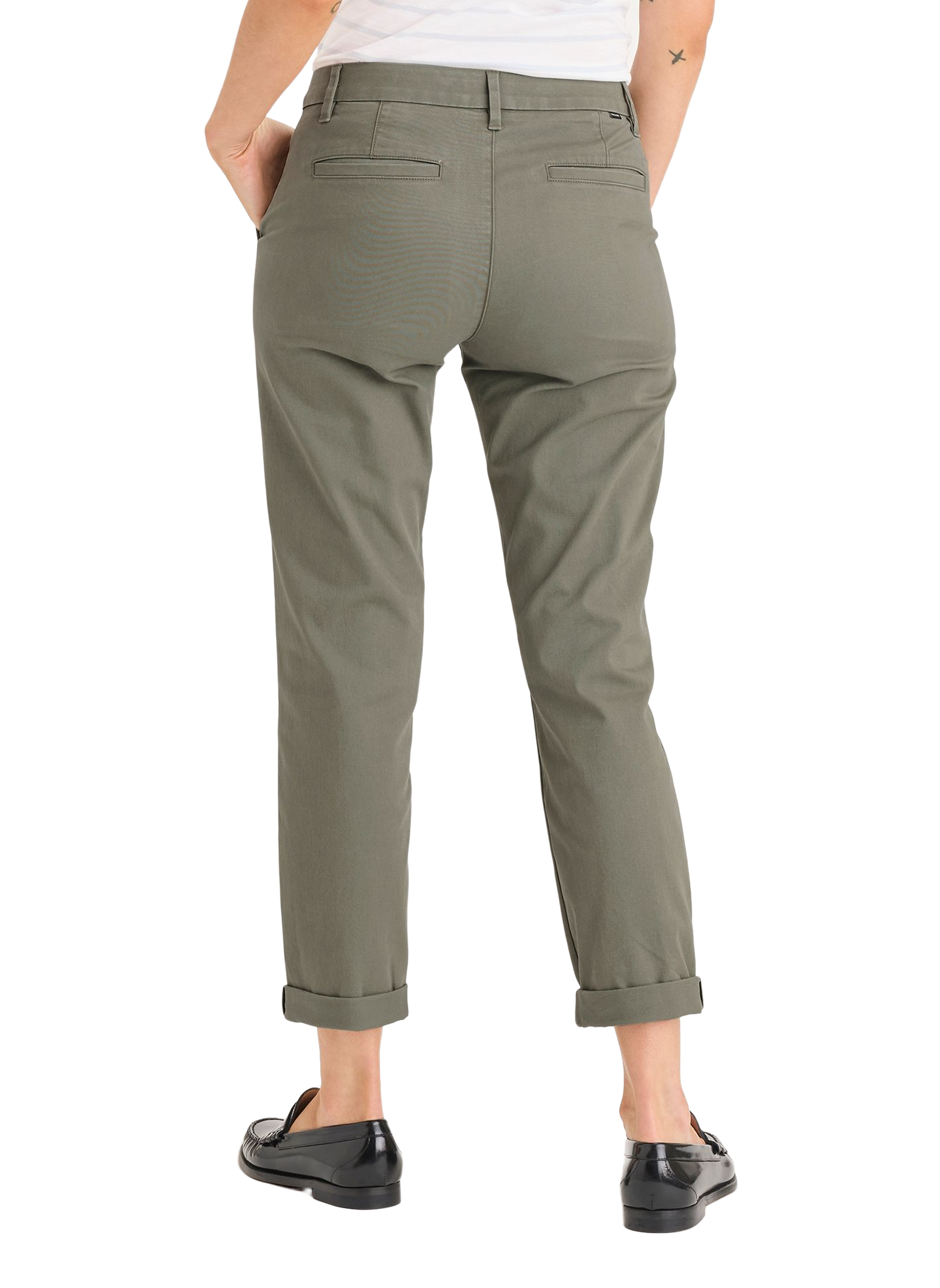 Pantalon en coton DOCKERS Kaki