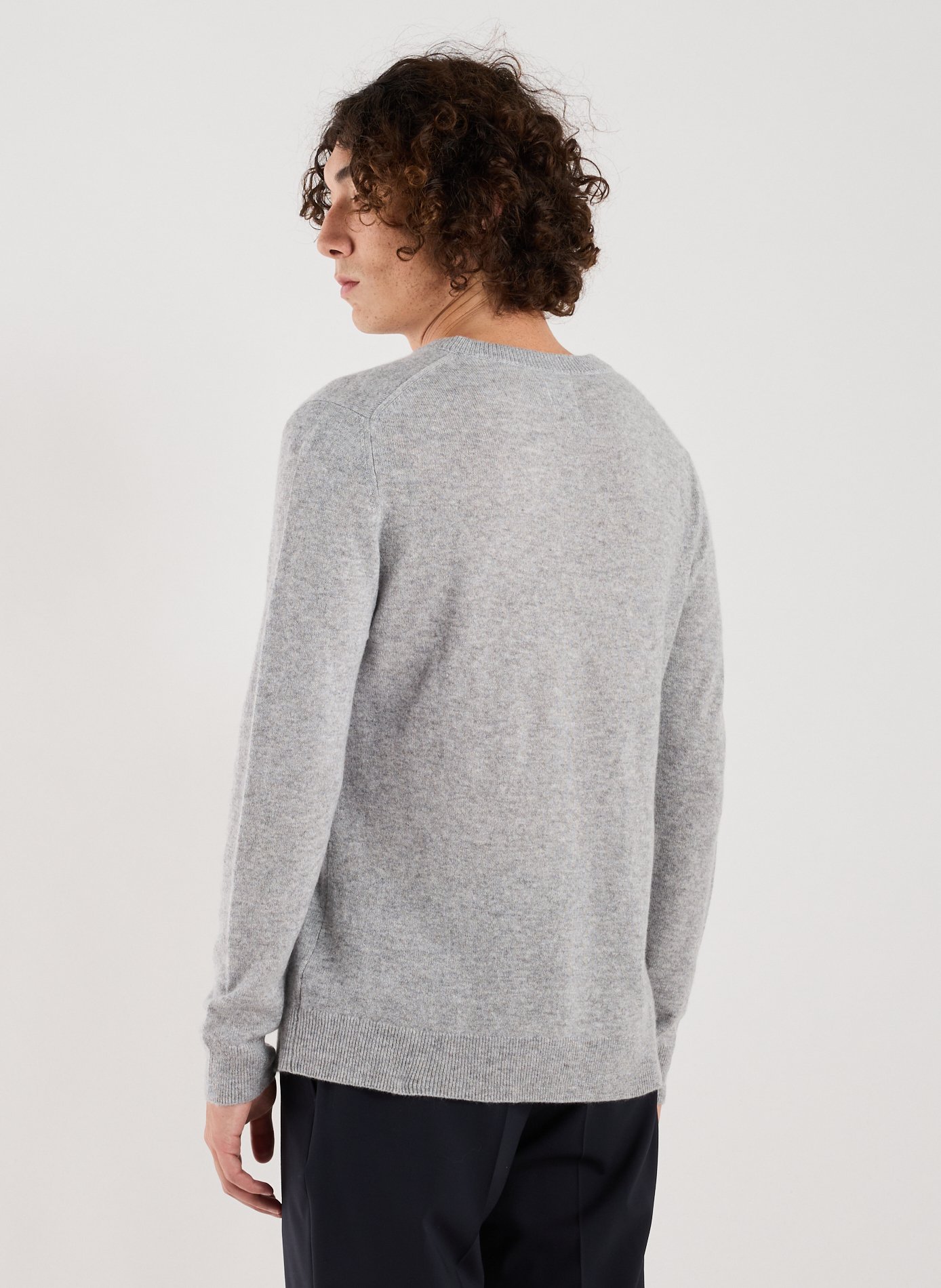  Cashmere V-neck jumper AU PRINTEMPS PARIS Grey