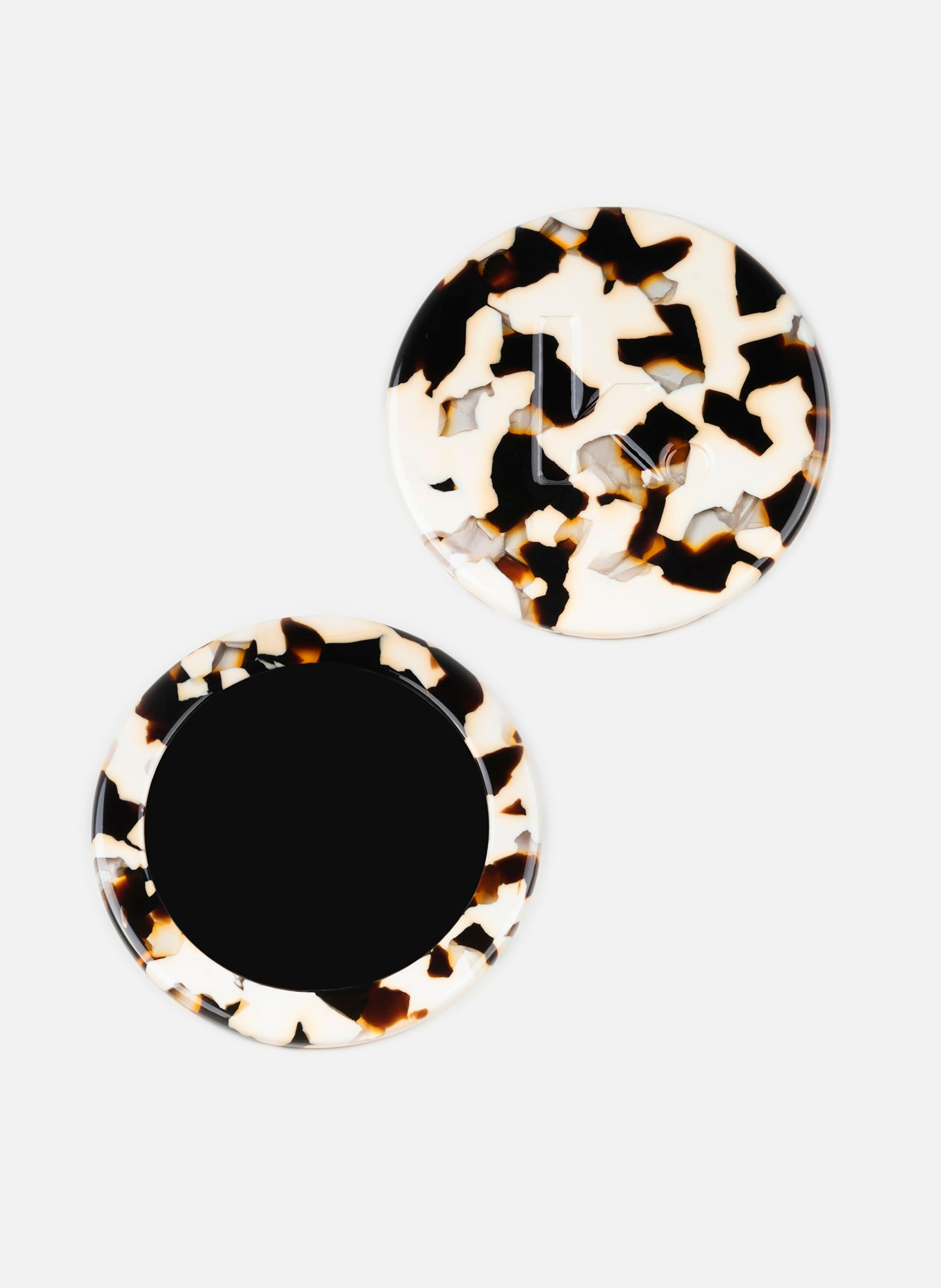 Miroir de poche kagami en acétate de cellulose KURAGE GINZA