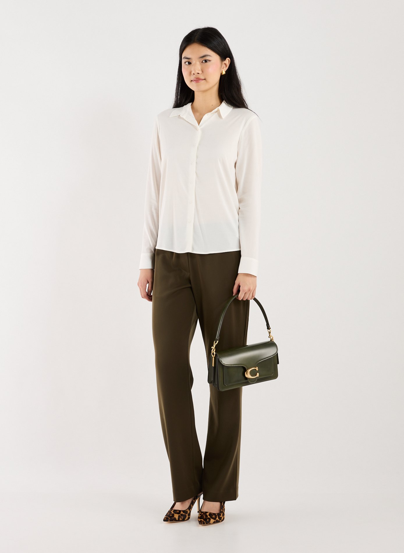 Chemise droite fluide SAMSOE SAMSOE Blanc