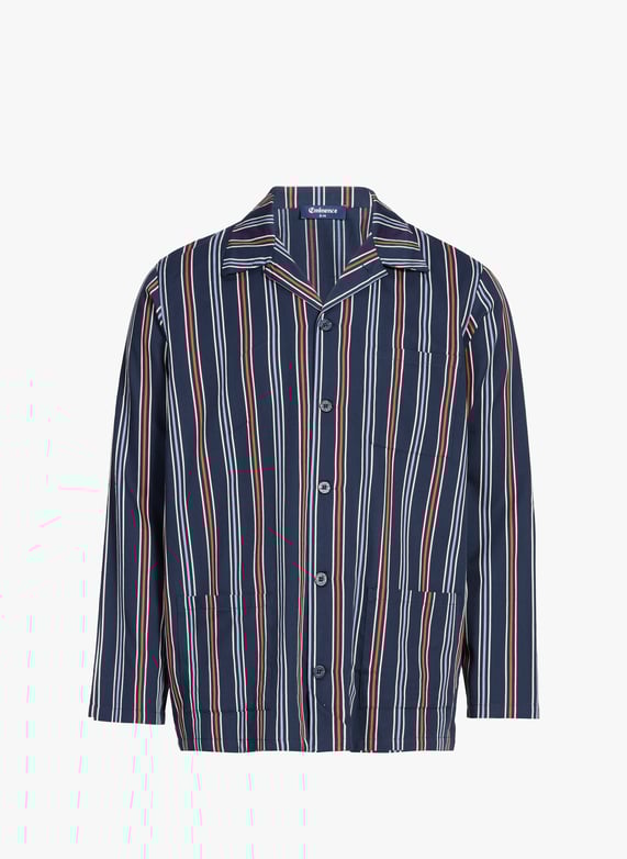 Ensemble de pyjama à rayures en coton | Bleu by EMINENCE Ensemble de pyjama à rayures en coton Bleu