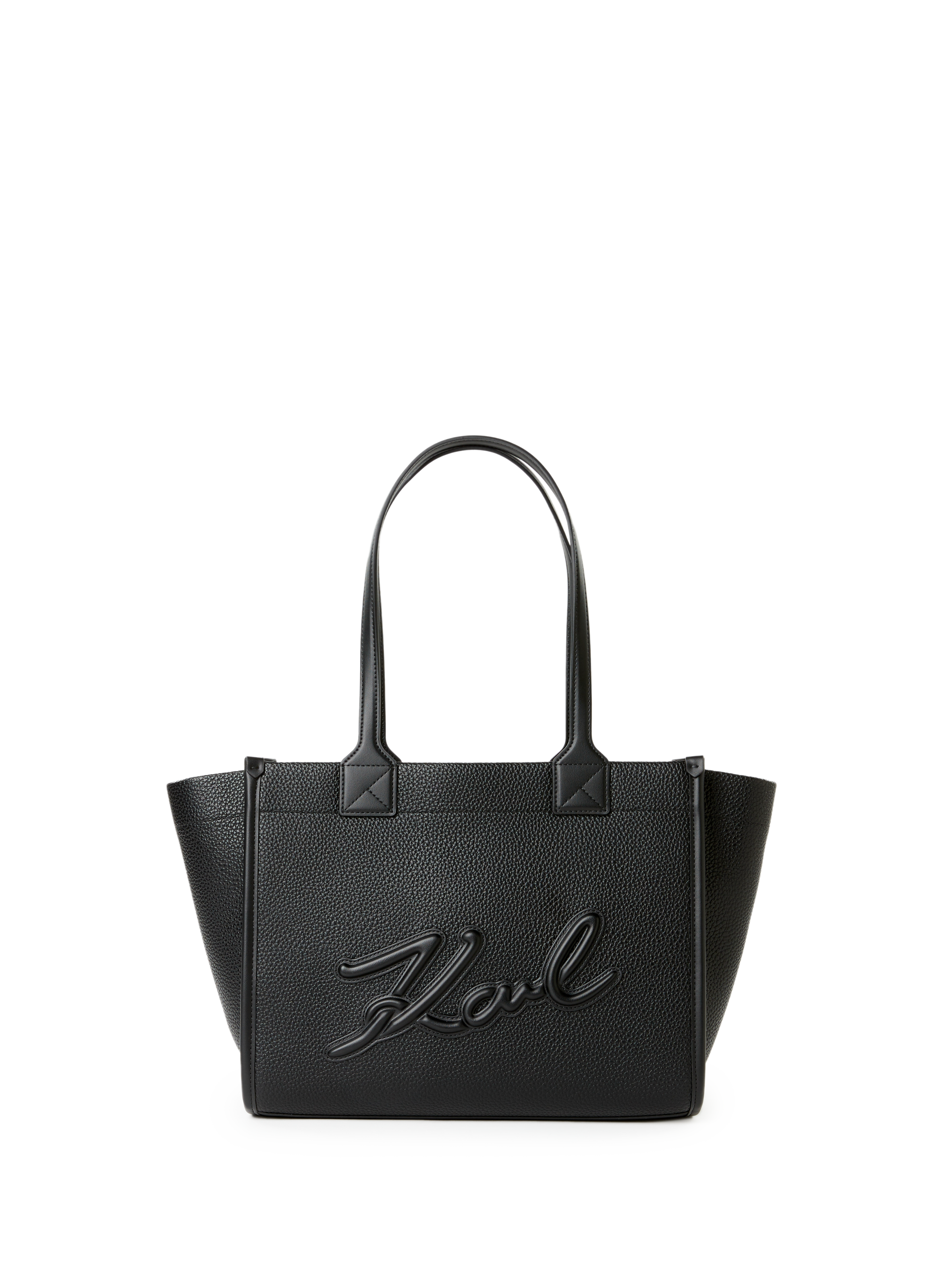 Sac épaule craquelé KARL LAGERFELD Noir