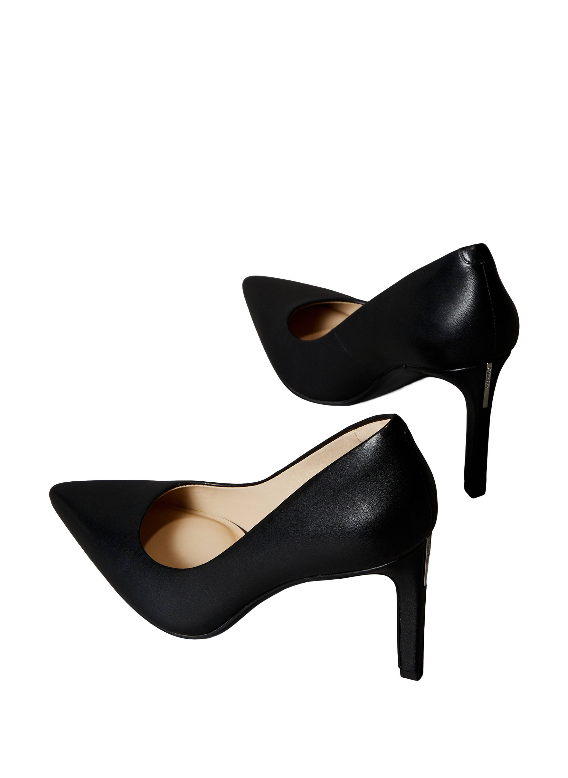 Escarpins Peggy en cuir mélangé CALVIN KLEIN Noir