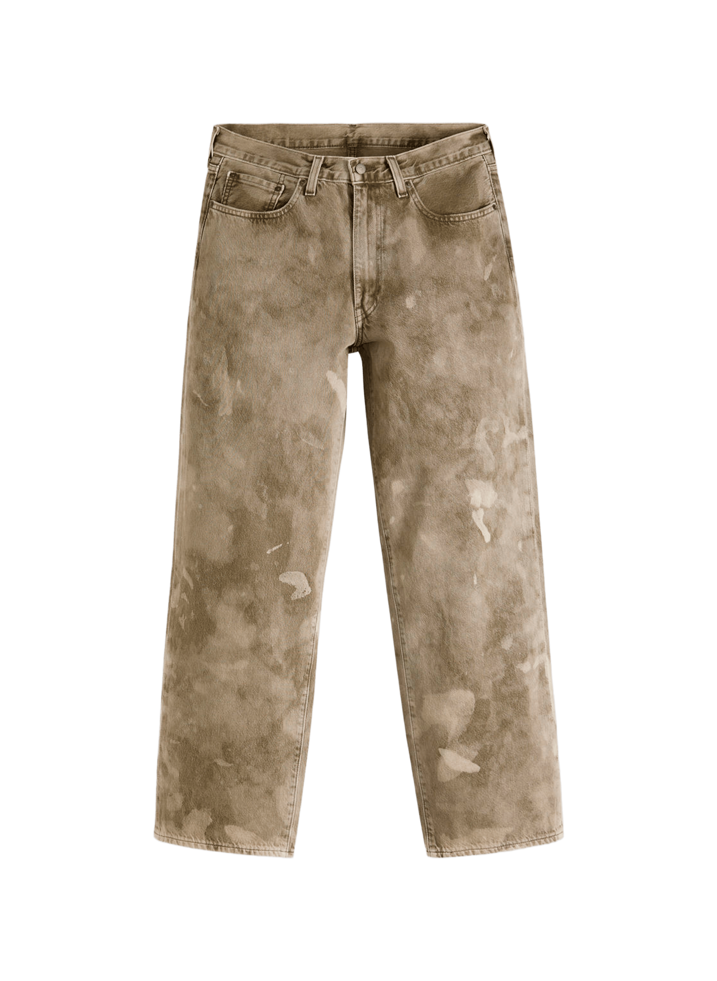 Jean large 578 imprimé en coton LEVI'S Marron