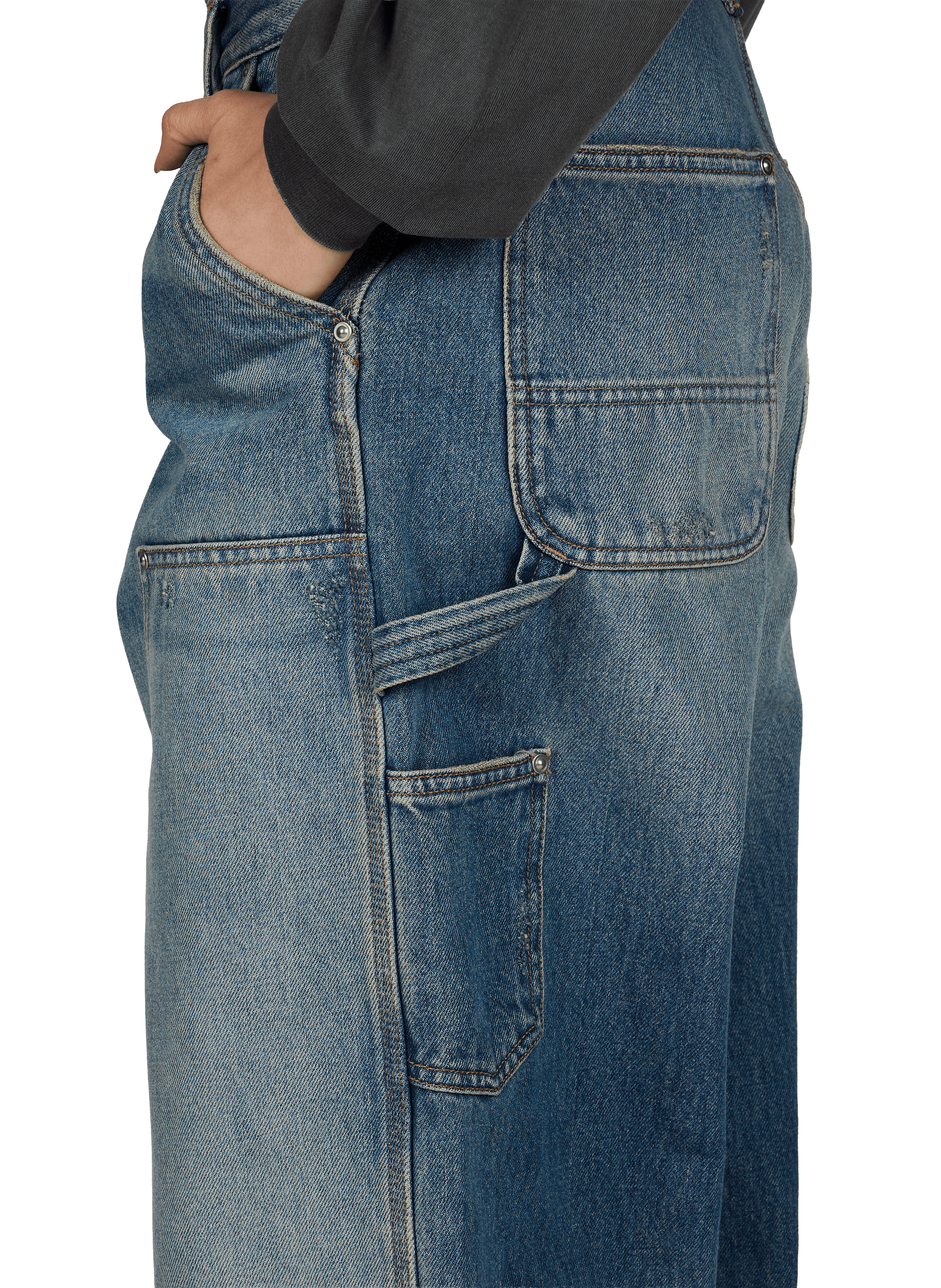 Jean ample en coton CARHARTT WIP Bleu