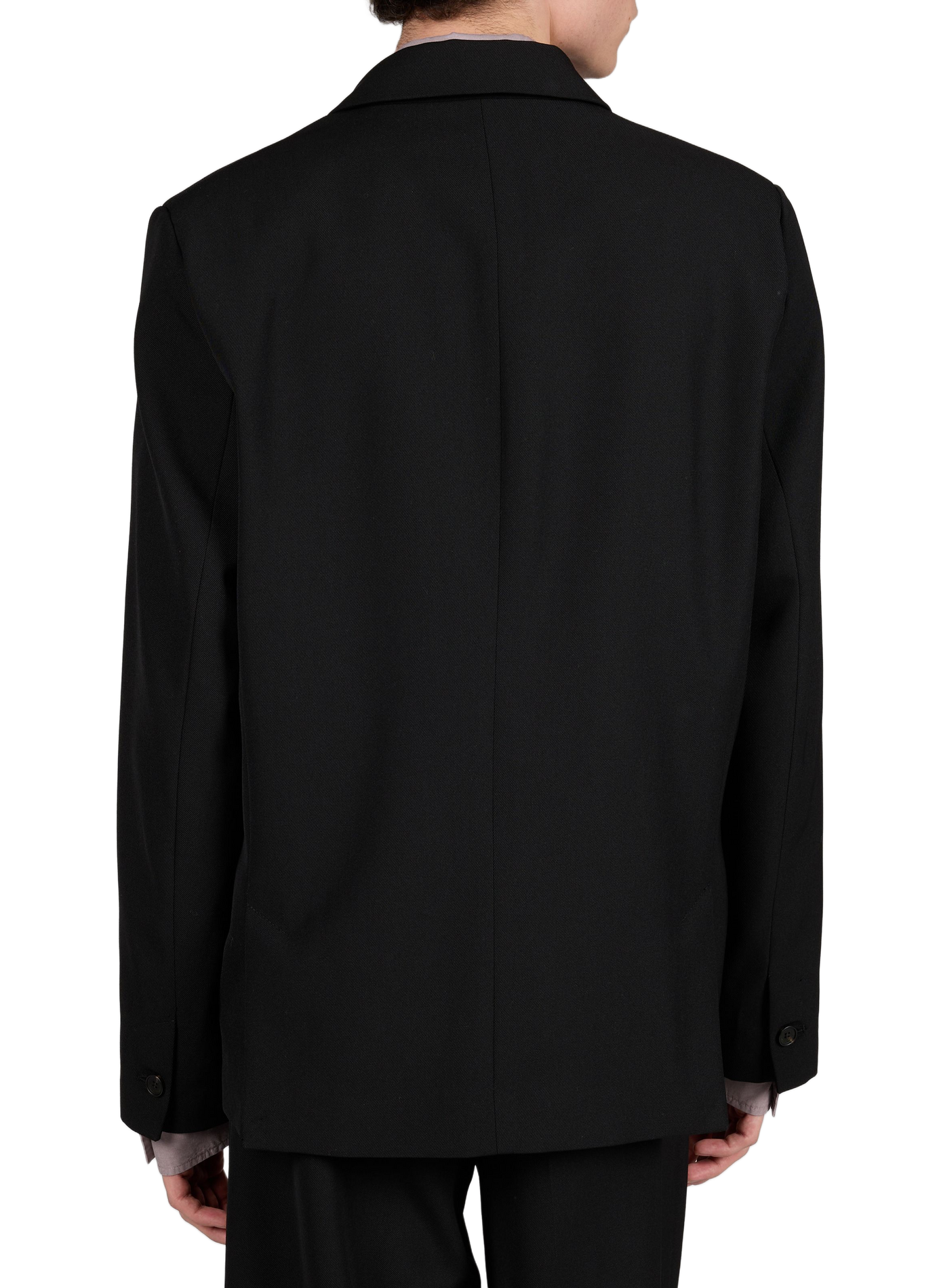 Solid straight blazer WON HUNDRED Black
