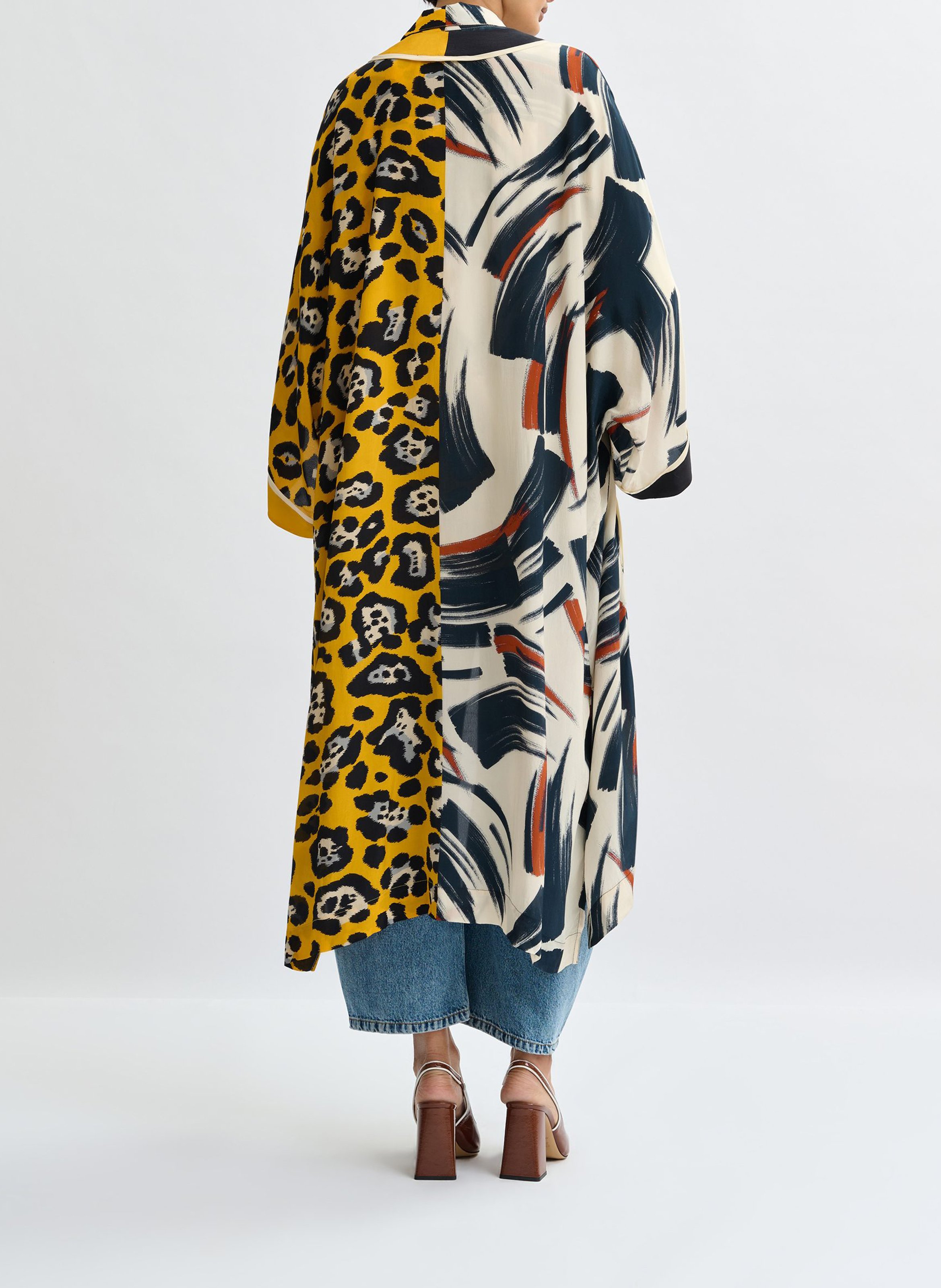 Kimono imprimé jartist ESSENTIEL ANTWERP Multicolore