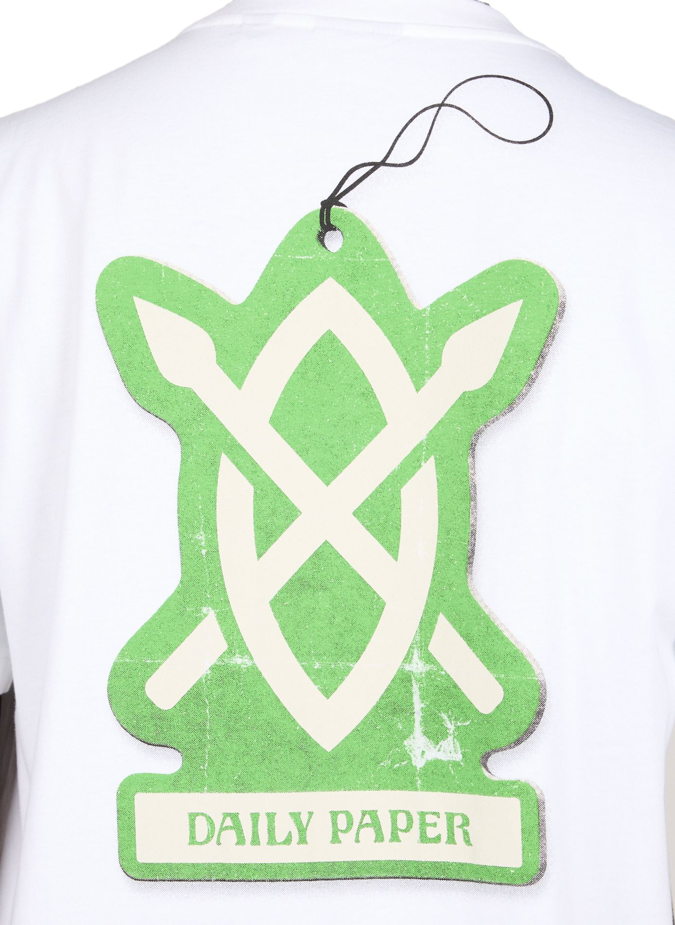 T-shirt imprimé col rond en coton DAILY PAPER Blanc
