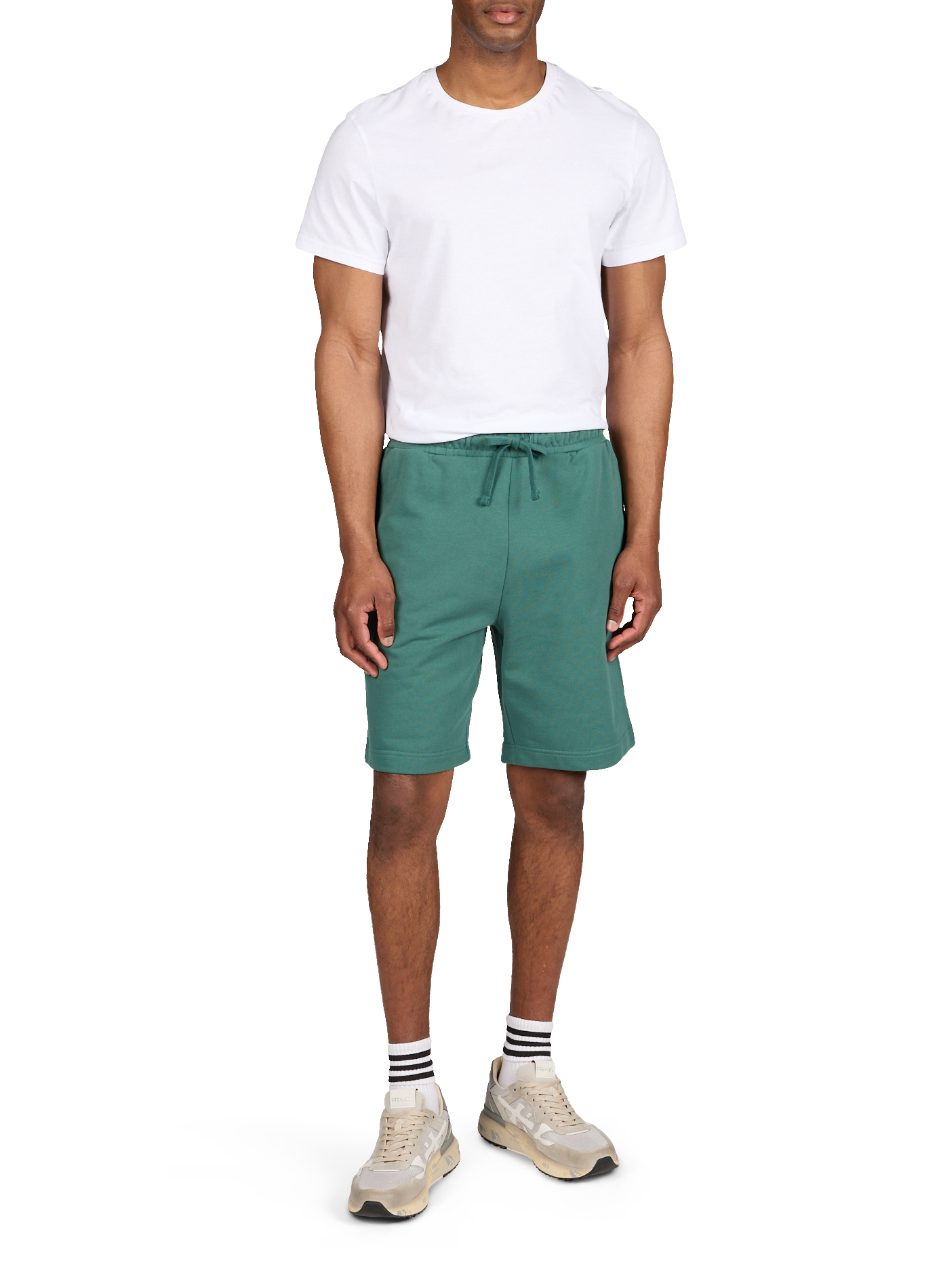 Short logo en coton LYLE & SCOTT Vert