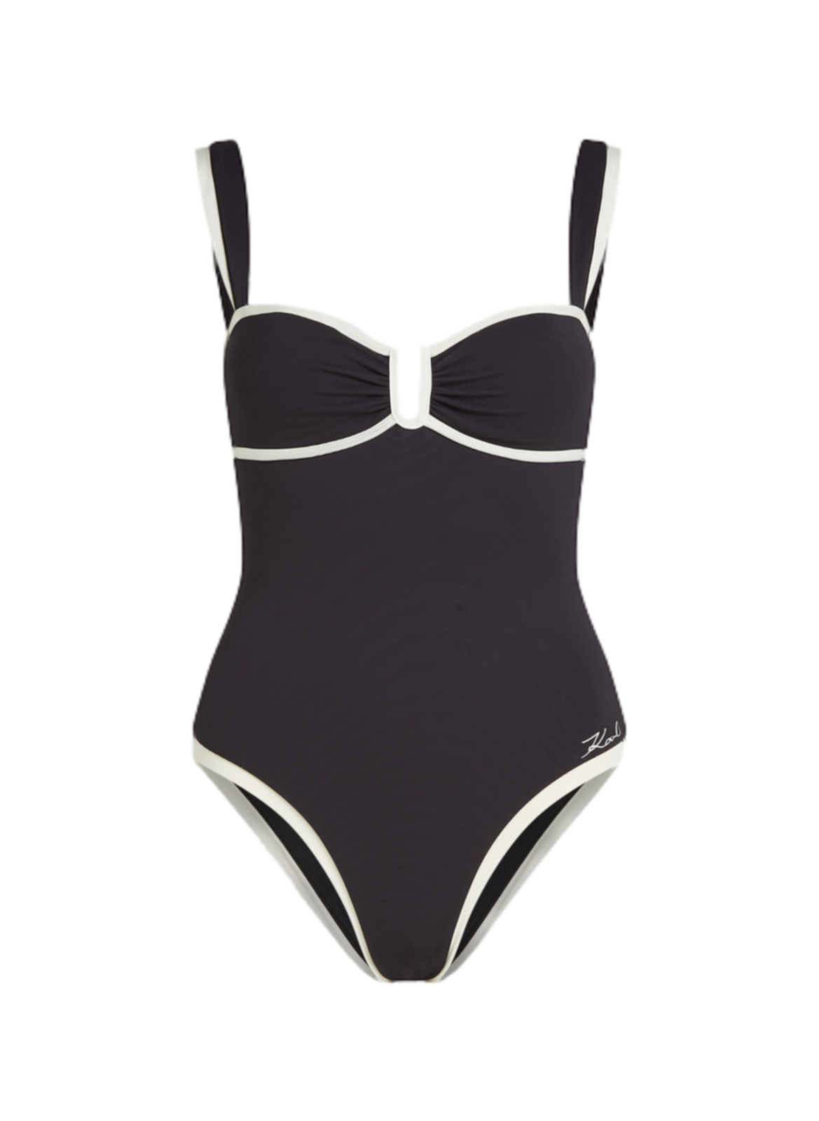 Maillot de bain une pièce KARL LAGERFELD Noir