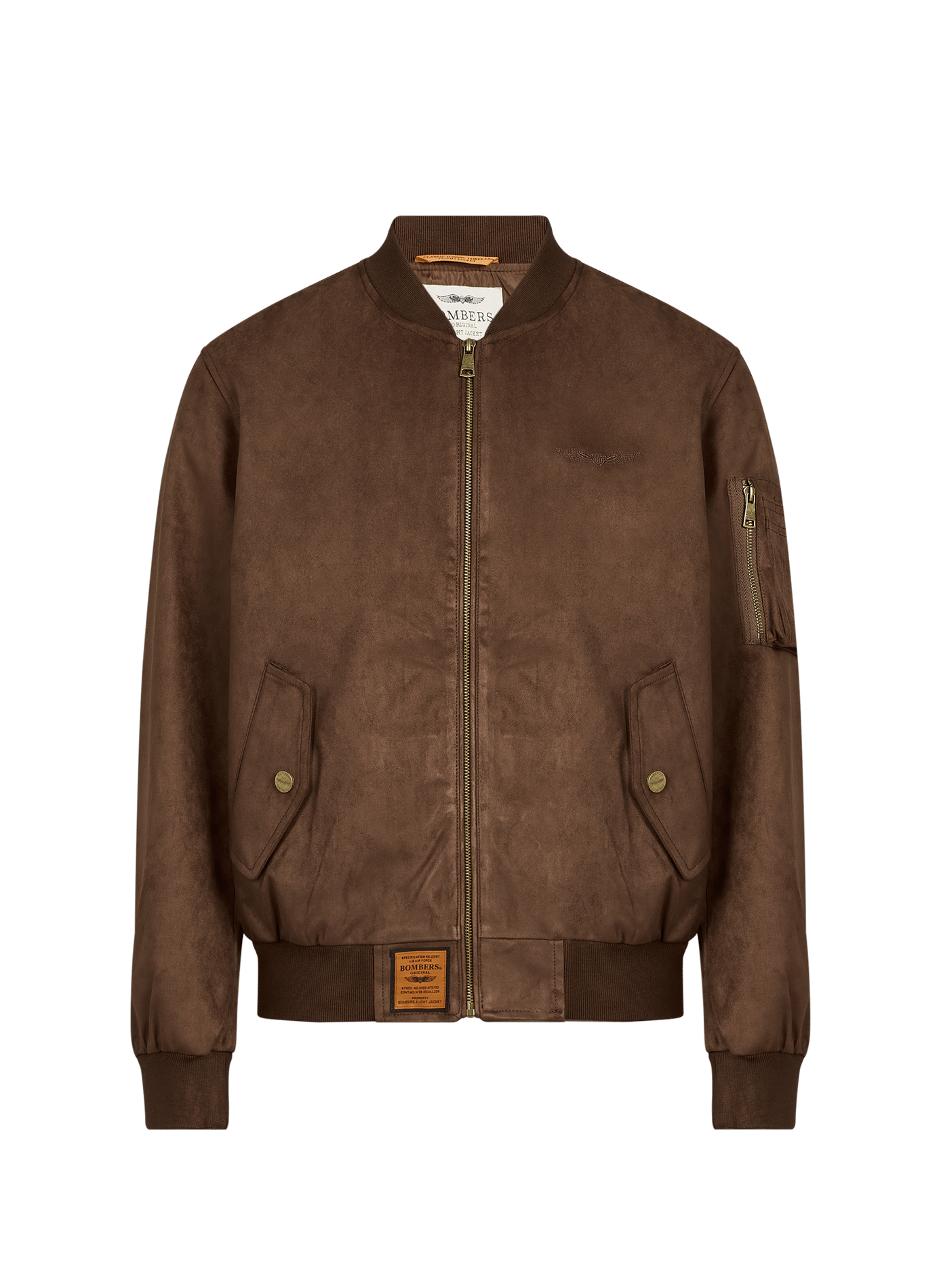 Bomber ample en daim BOMBERS ORIGINAL Marron