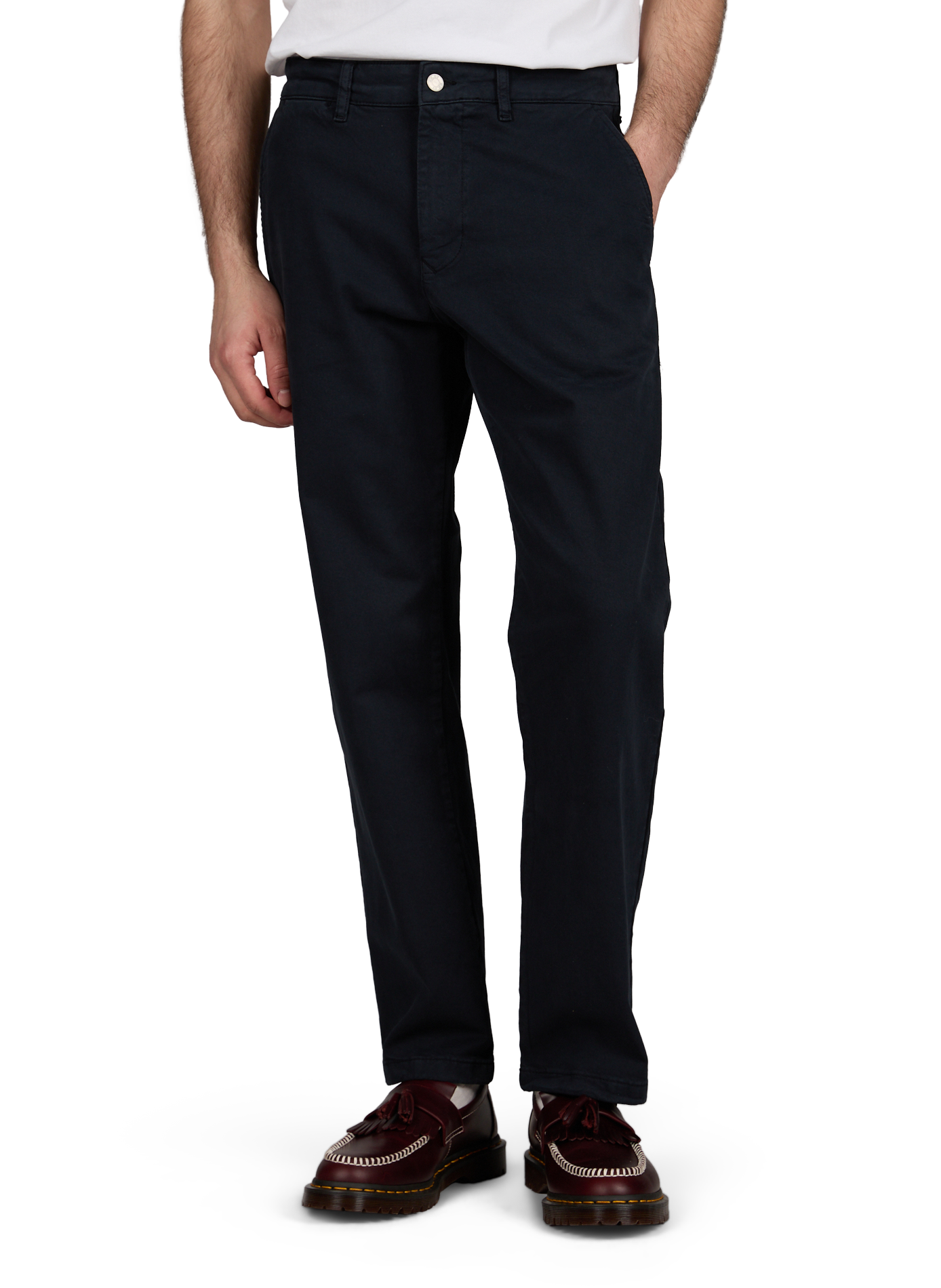 Pantalon en coton Bleu NN.07