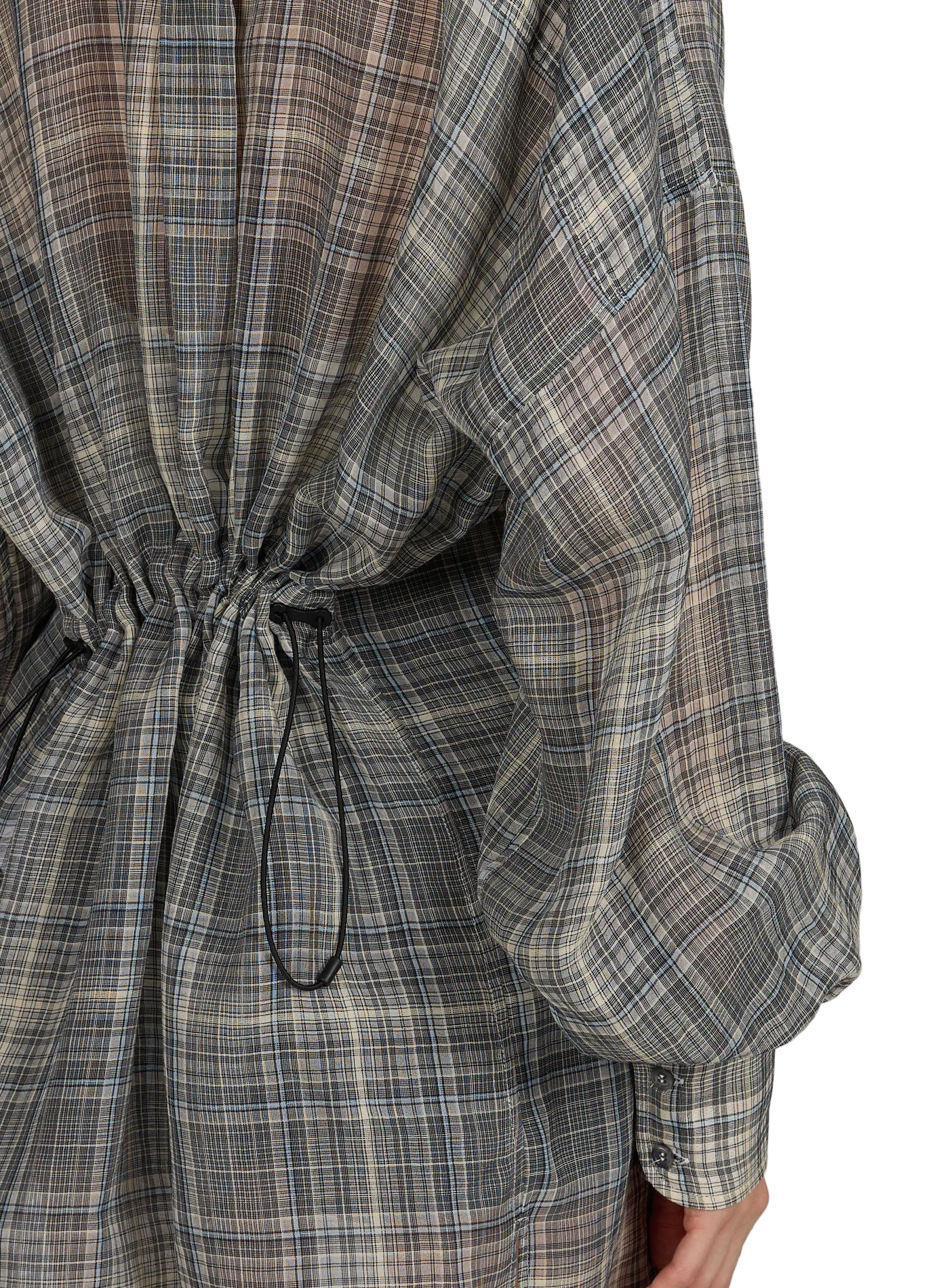 Loose-fit check shirt COPERNI Grey