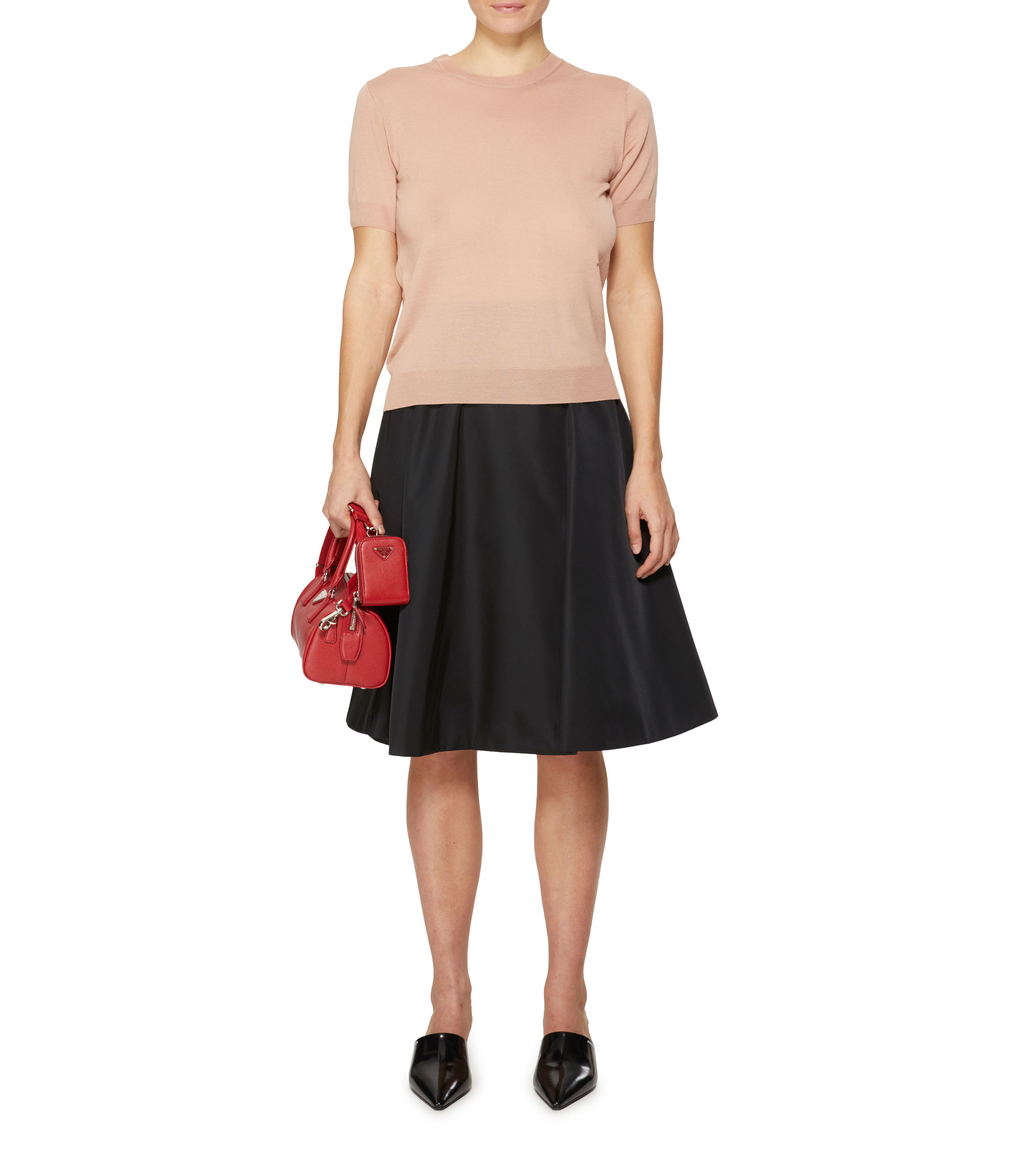 Woll-Rundhalspullover PRADA Rosa