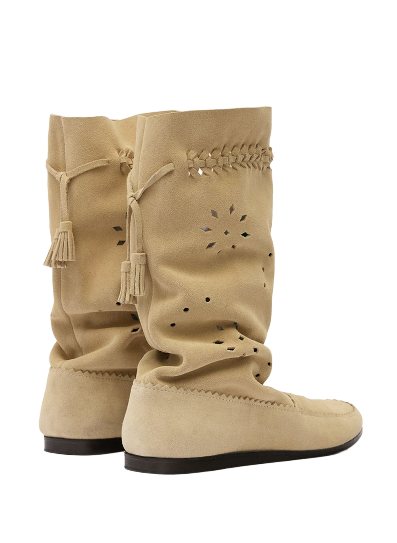 Soft suede calf Welky boots ISABEL MARANT Beige