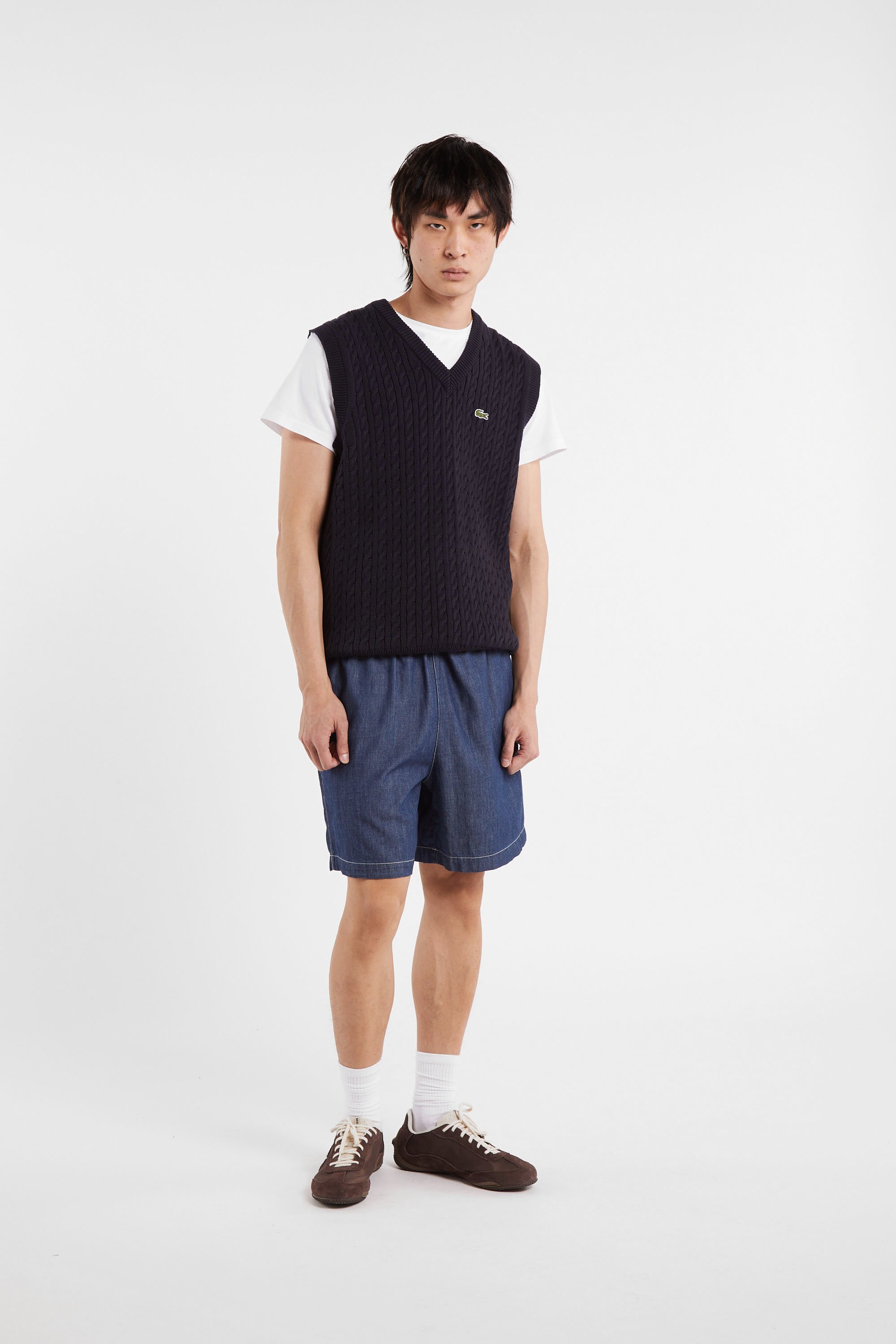 Pull tricot LACOSTE Bleu