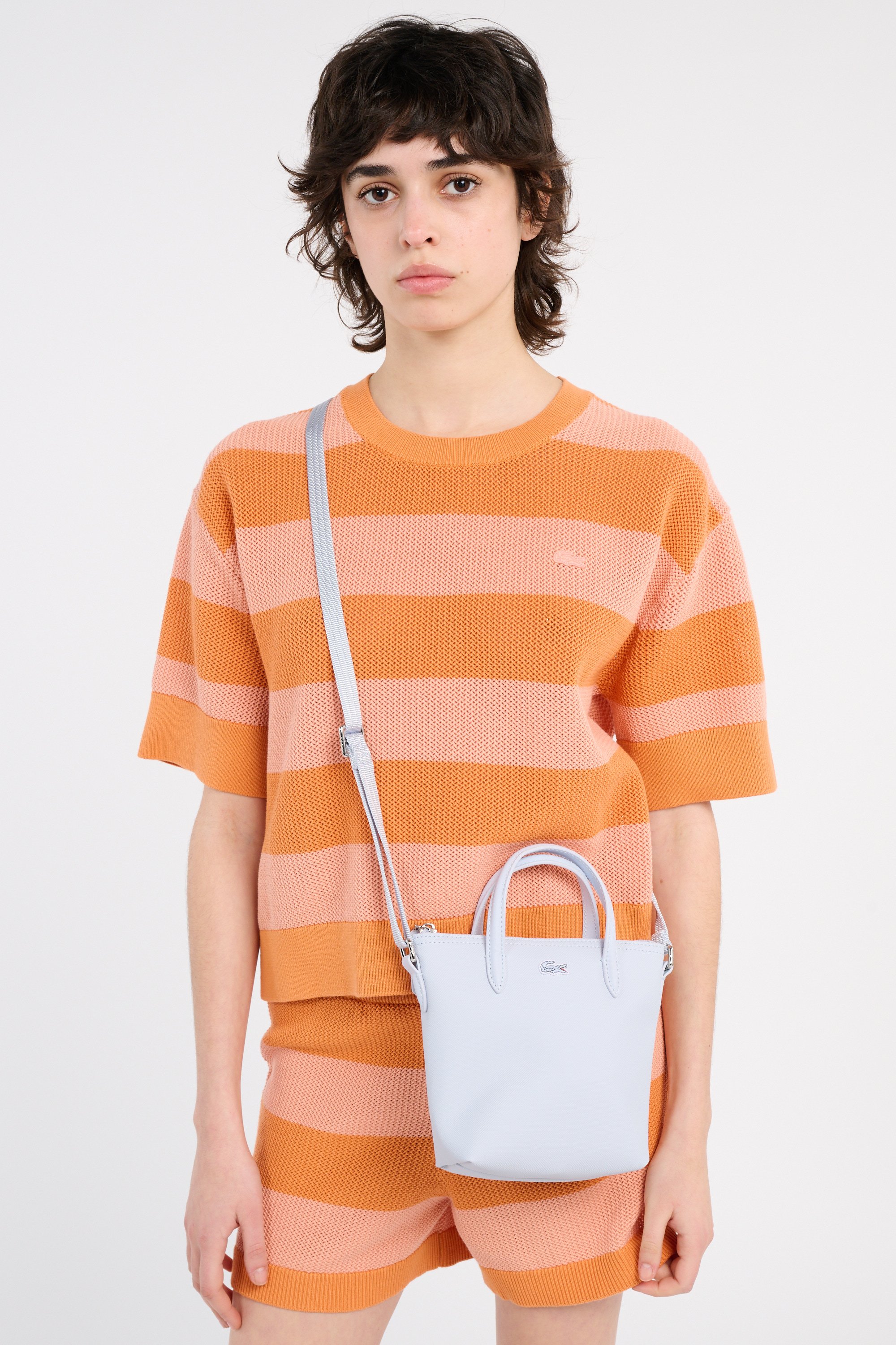 Sac bandoulière xs shopping cross bag LACOSTE Bleu
