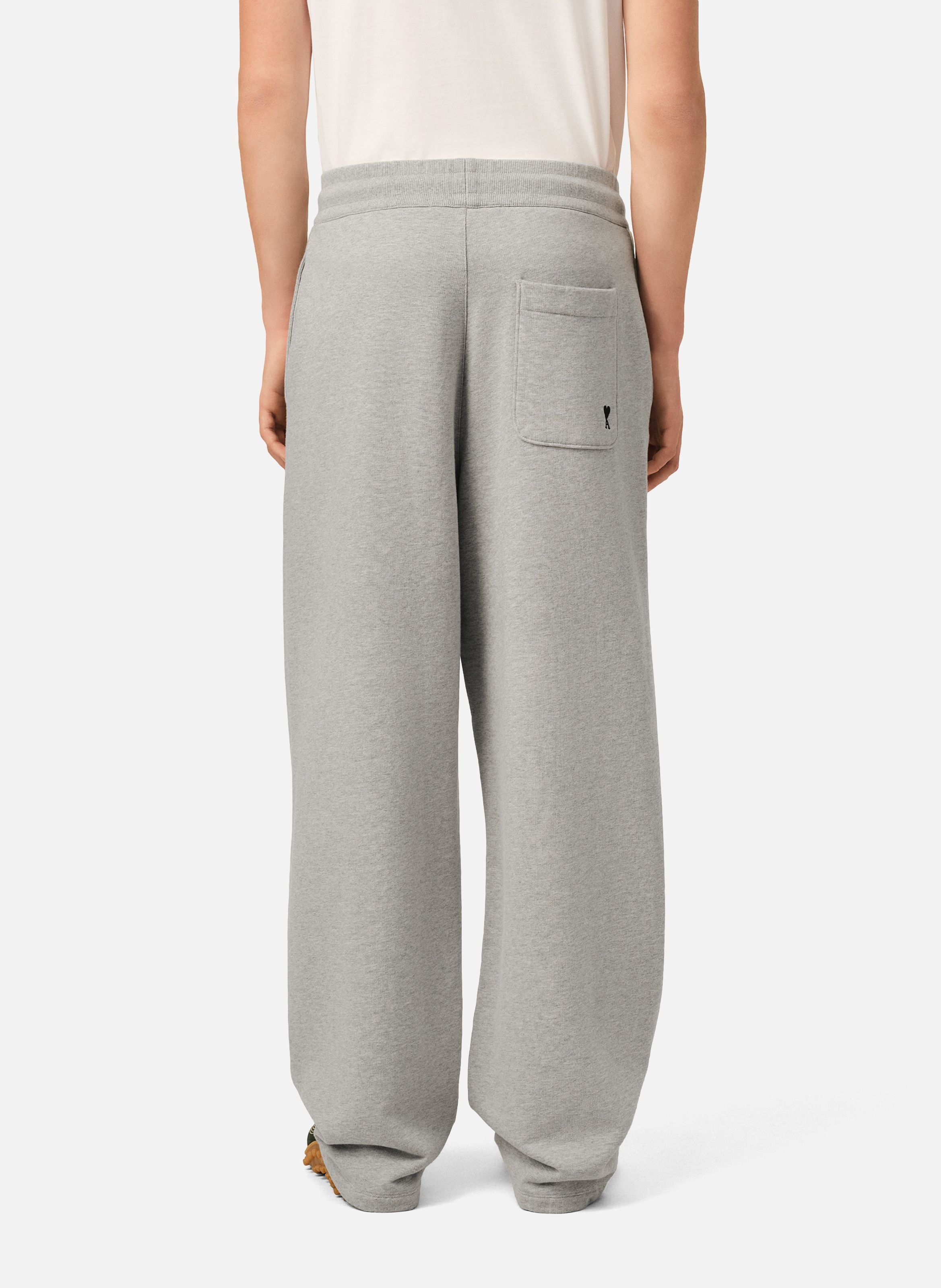 Jogging en coton ami de coeur AMI PARIS Gris