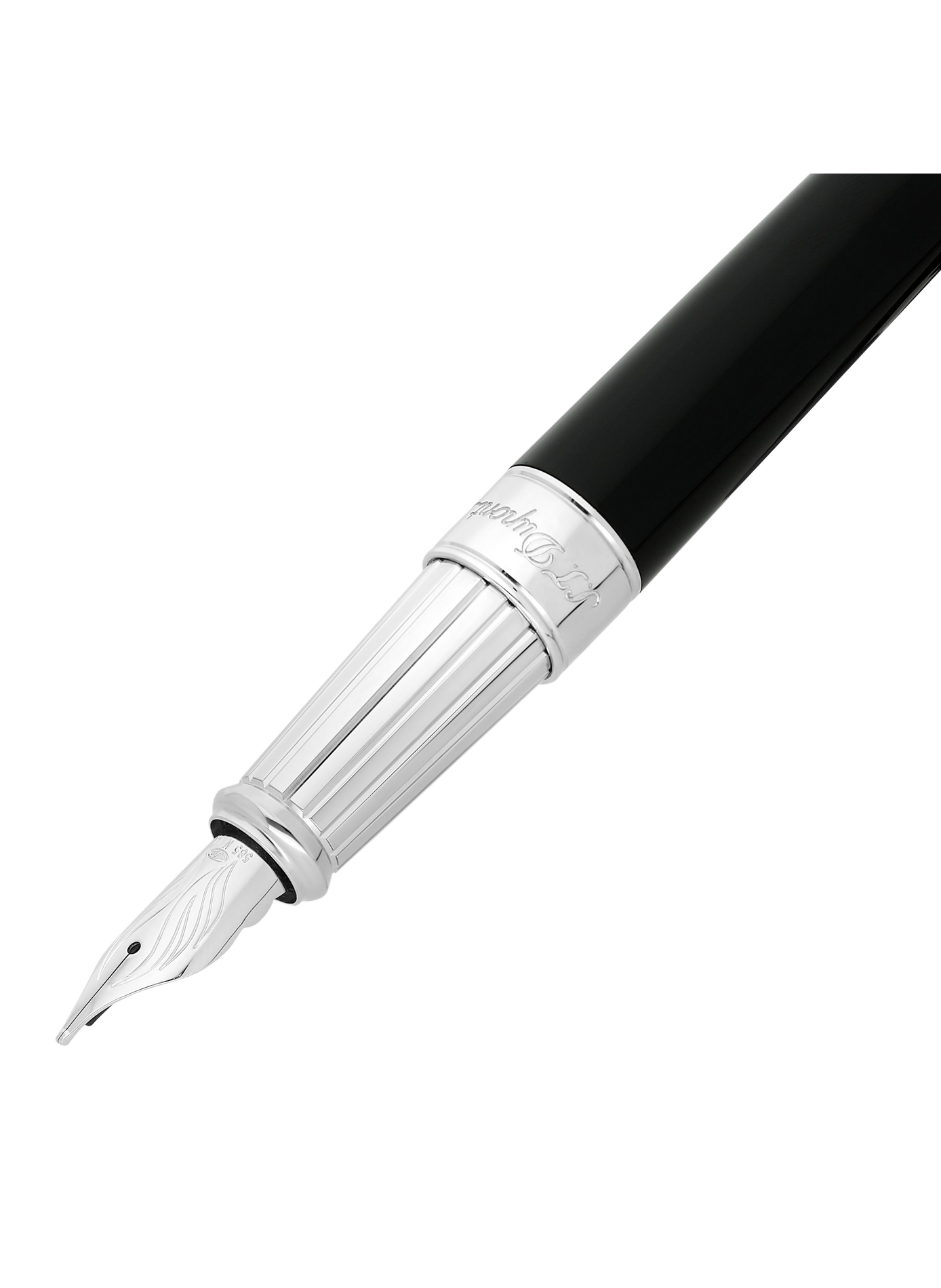 Line D Eternity Large Fountain Pen S.T. DUPONT Black