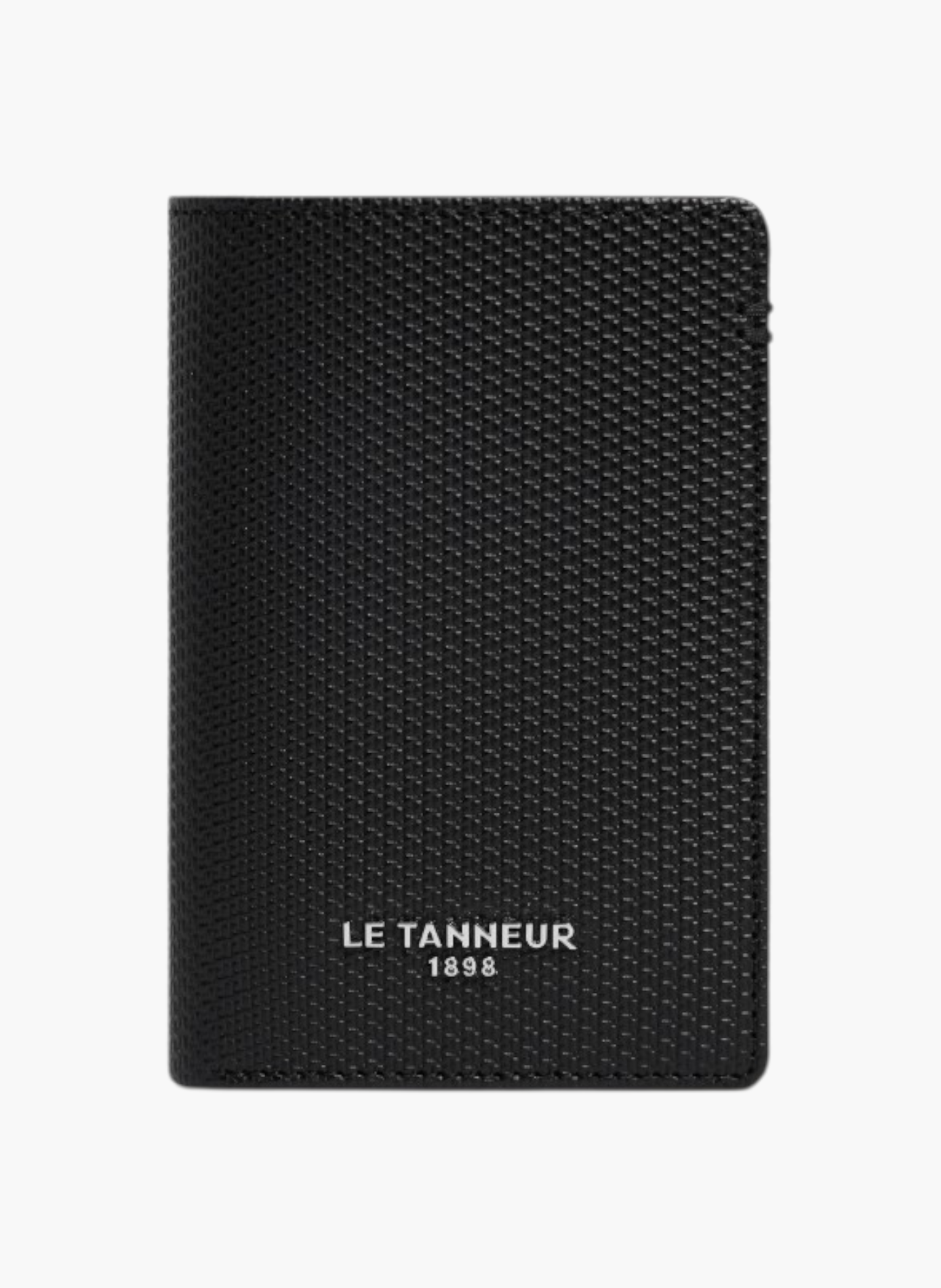 Petit porte cartes lucien en cuir signature t LE TANNEUR Noir