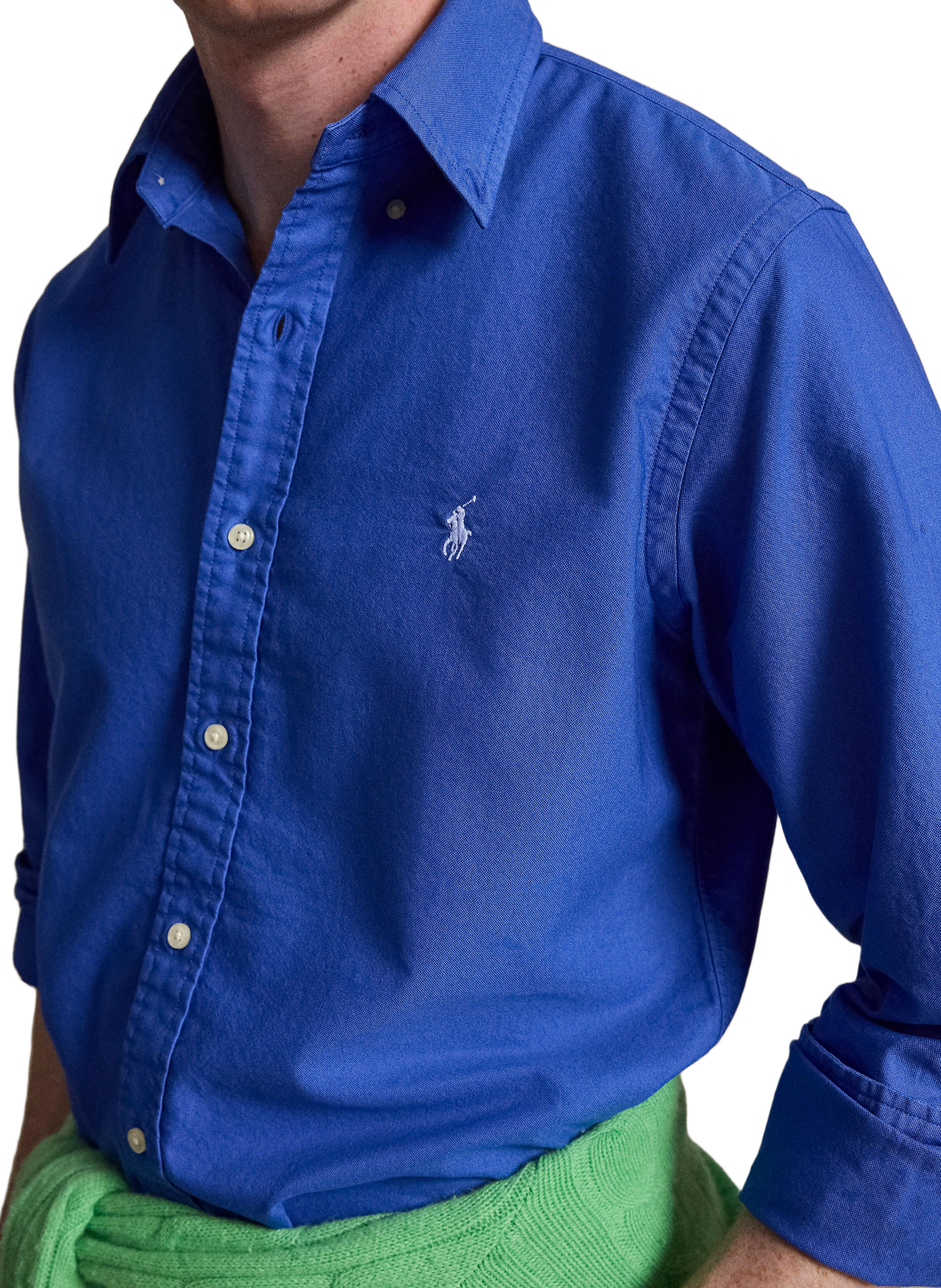 Chemise à manches longues en coton  | Violet POLO RALPH LAUREN Homme