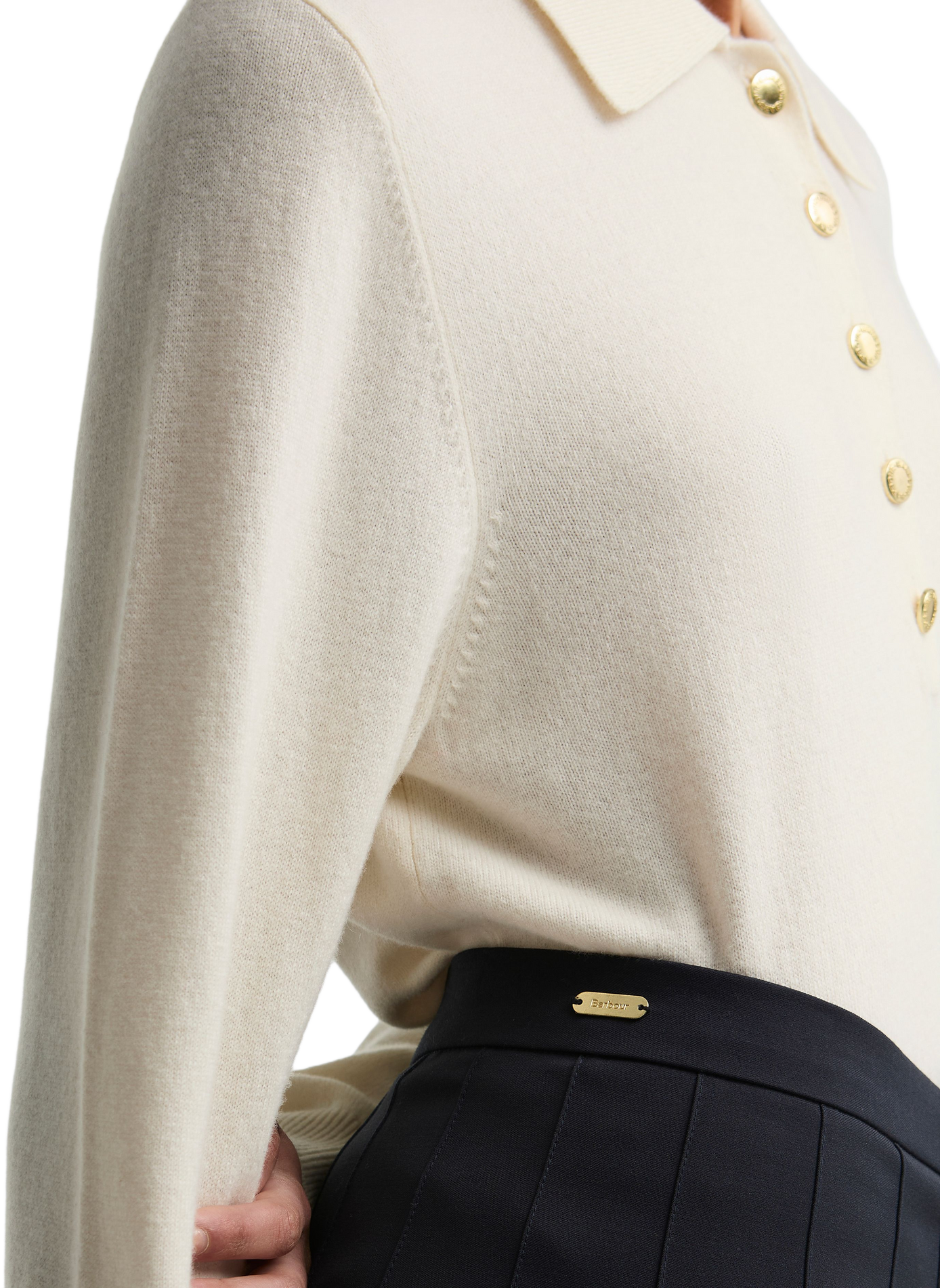 Delilah midi skirt with belts BARBOUR Blue