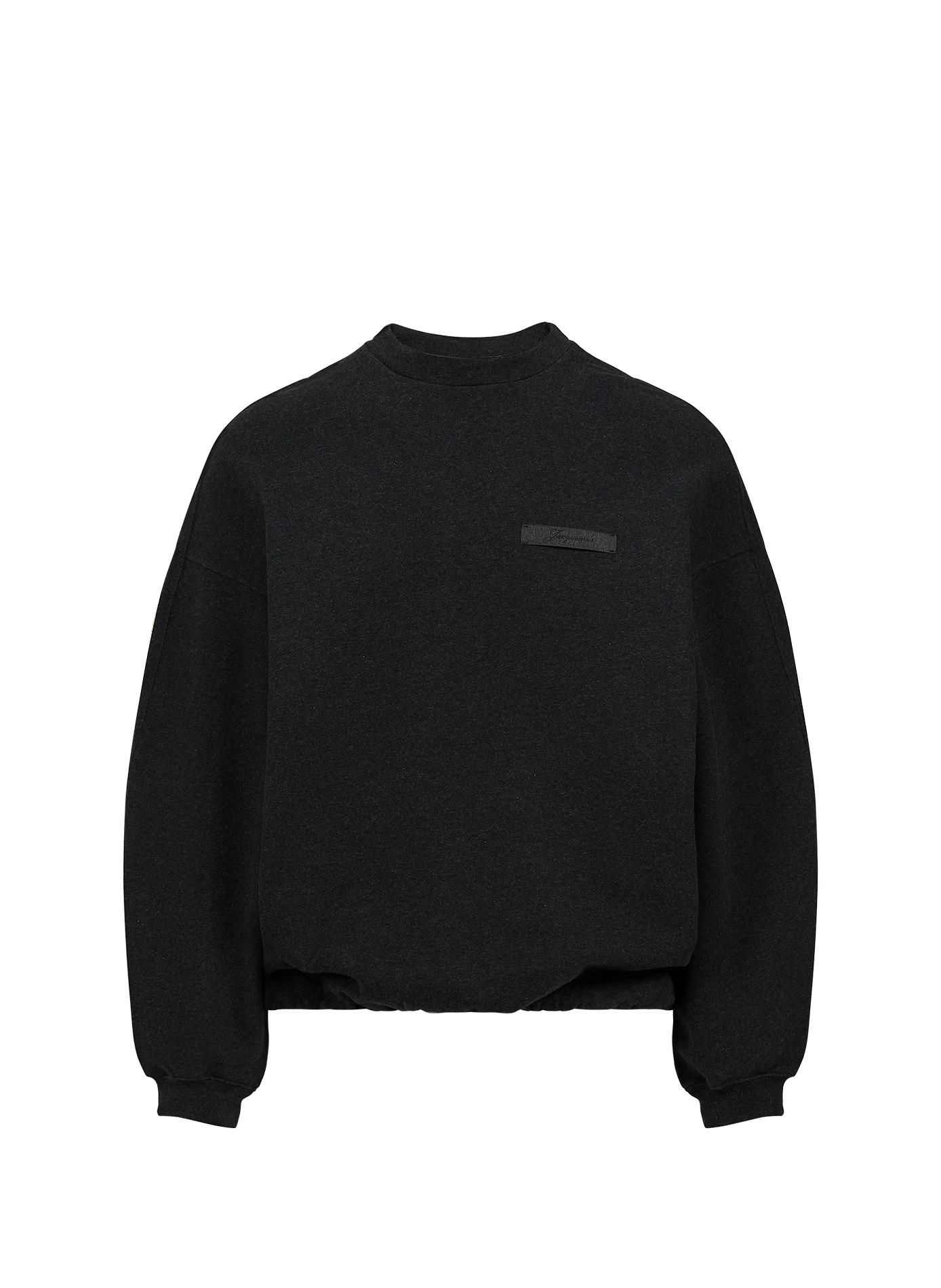 Oversized sweatshirt van gemengd katoen JACQUEMUS Grijs