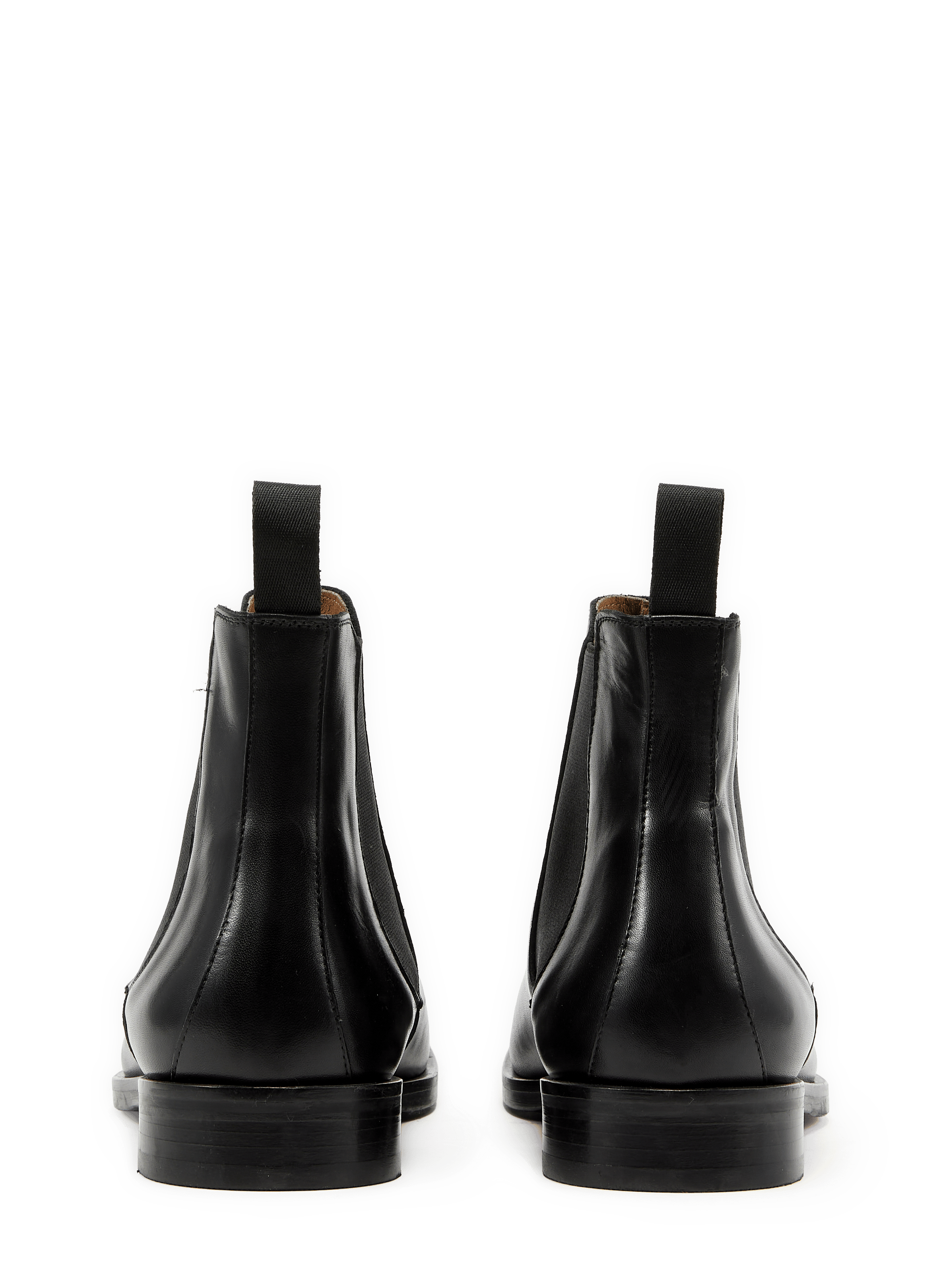 Ankle boots with silver tips SAISON 1865 Black