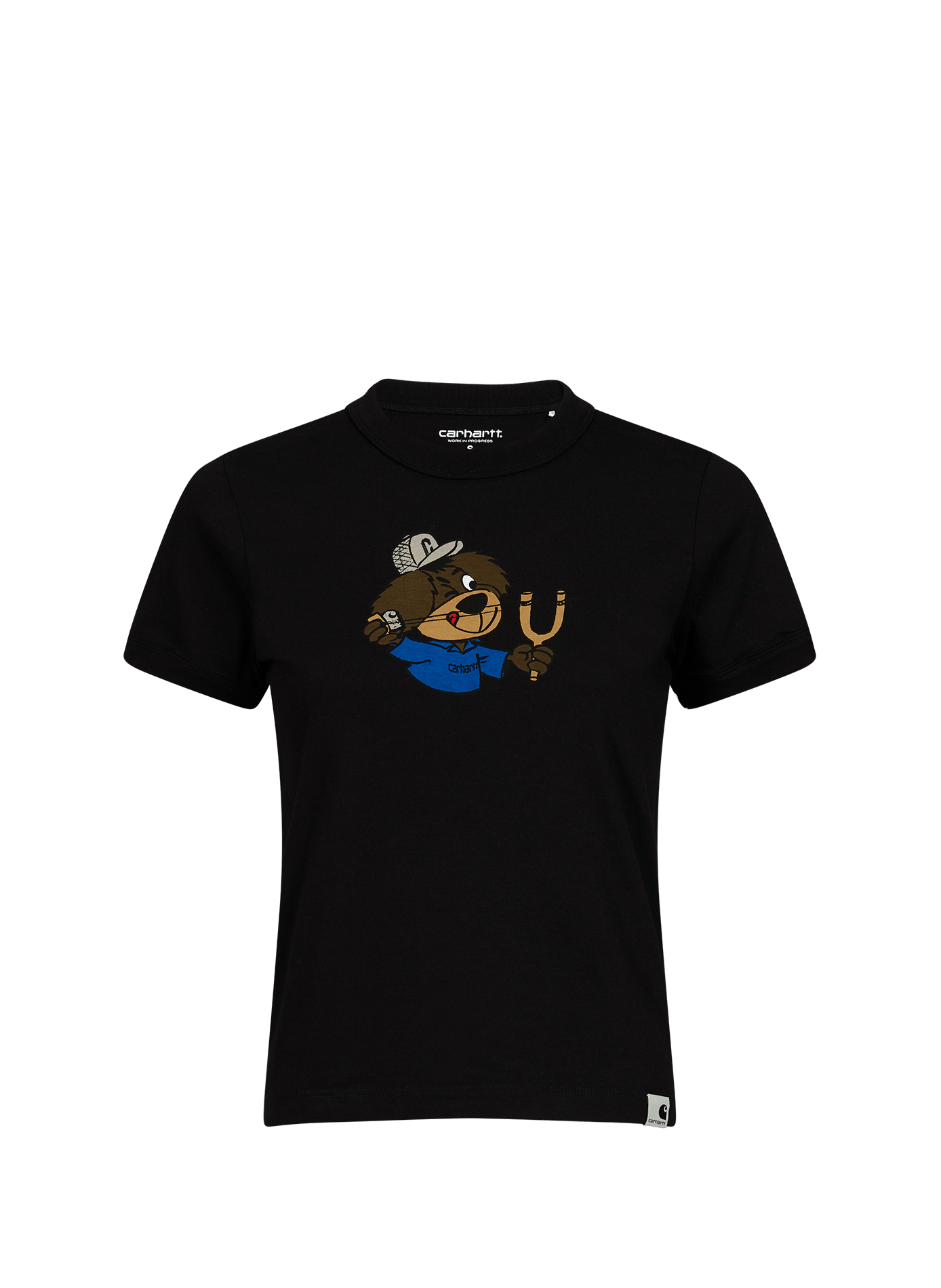 T-shirt met ronde hals CARHARTT WIP Zwart
