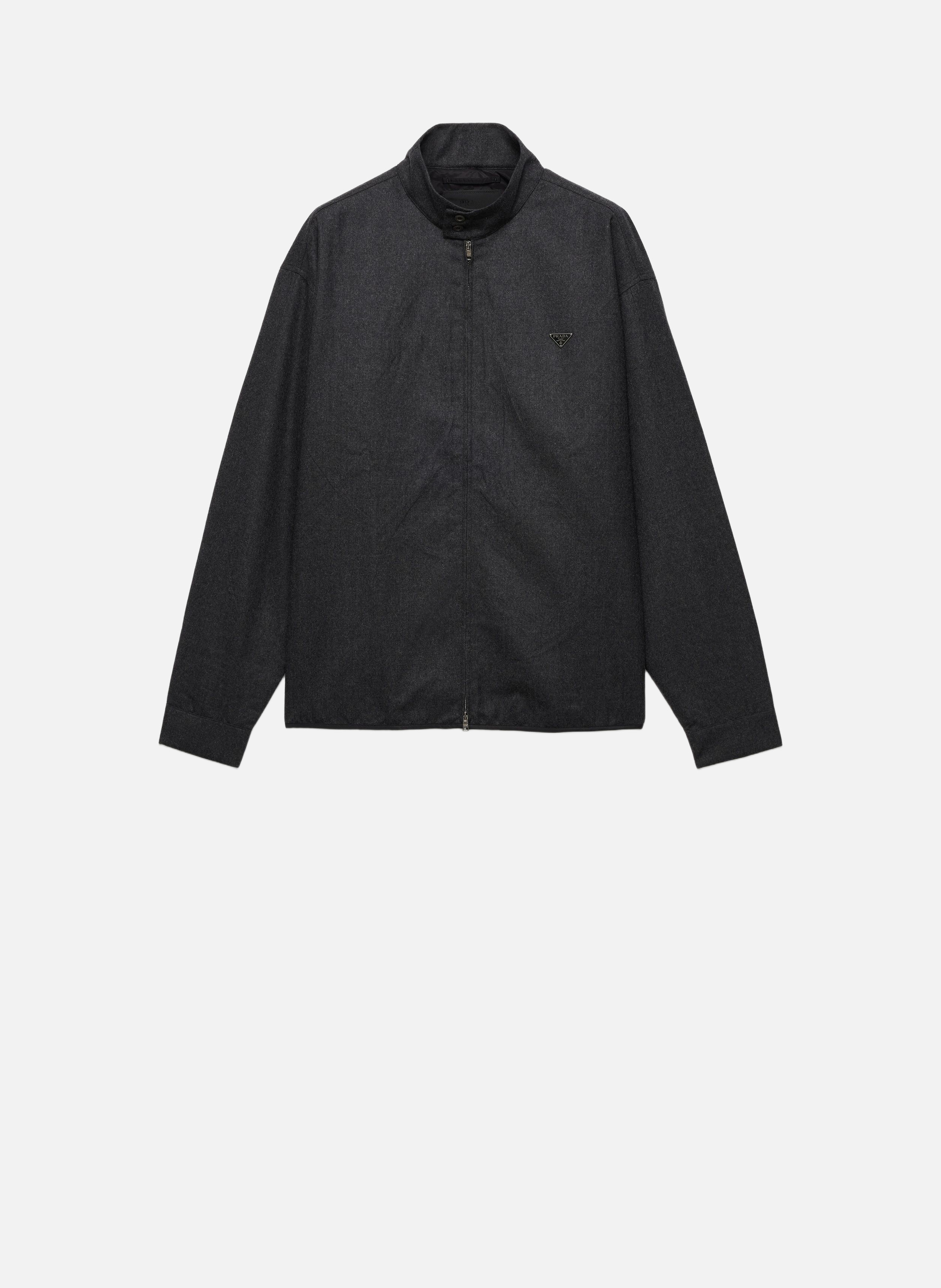 Chemise en laine PRADA Gris