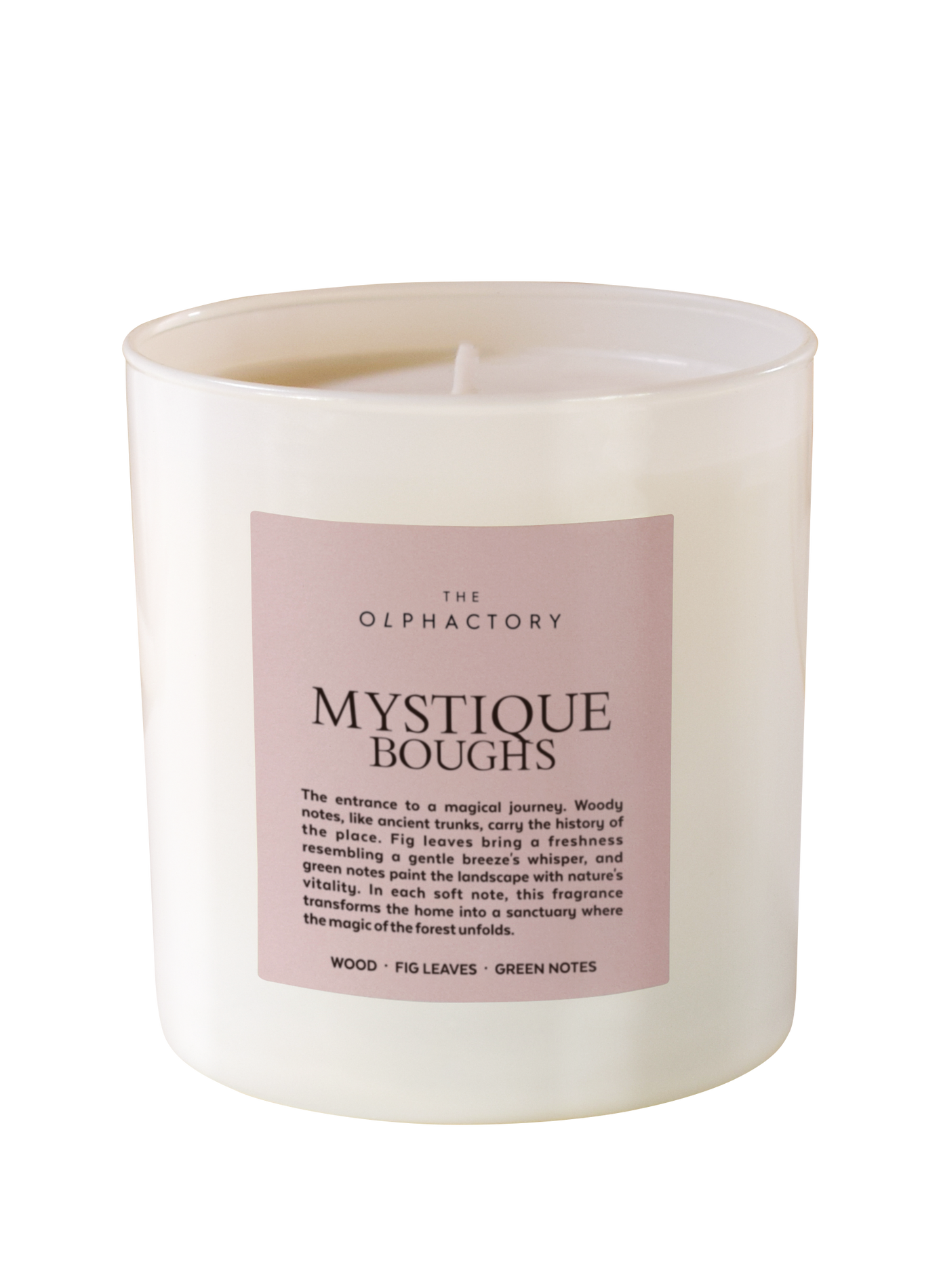 Bougie parfumée Mystique Boughs 310g OLPHACTORY Blanc