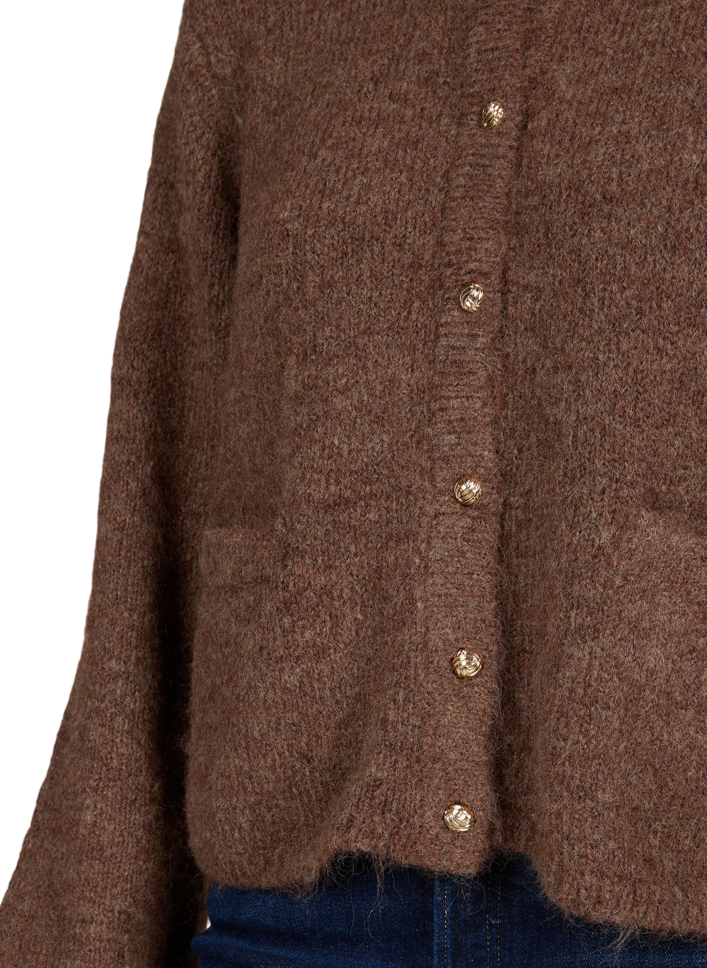 Weiter Cardigan OBJECT Braun