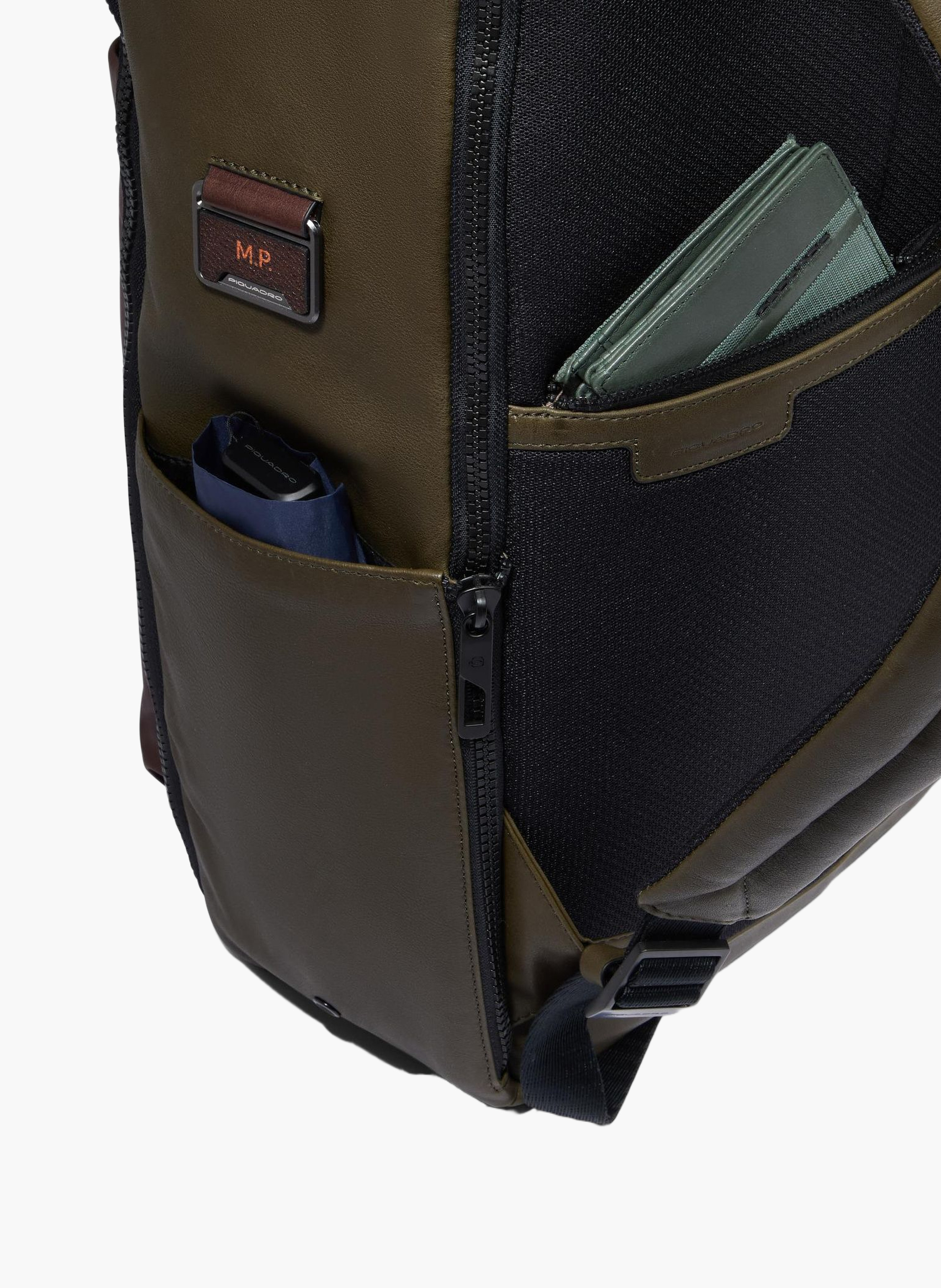 Sac à dos de voyage pour ordinateur 15,6" PIQUADRO Vert