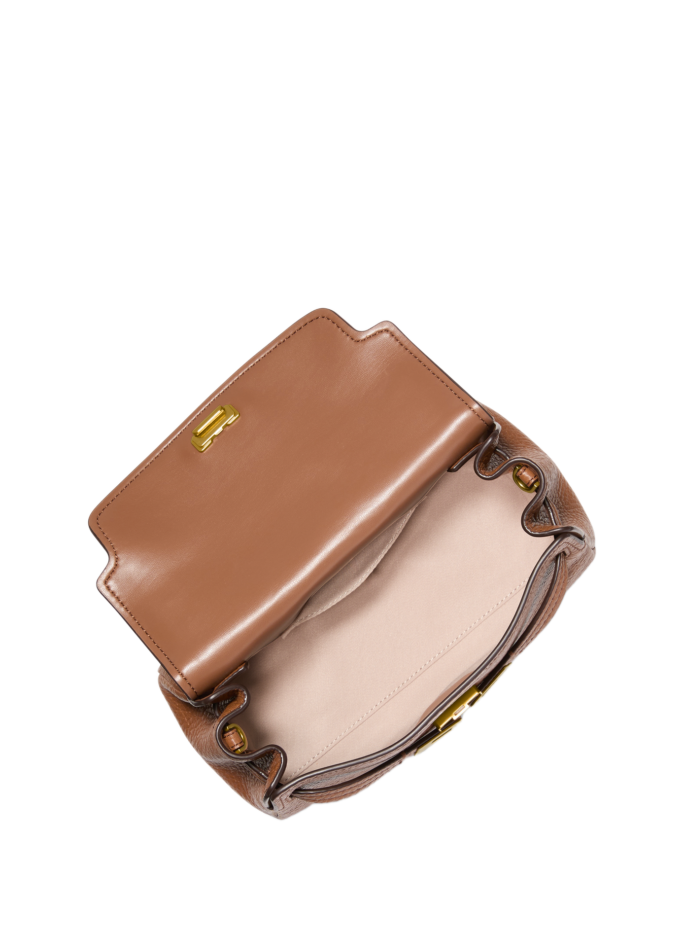 Handtasche aus strukturiertem Leder MICHAEL KORS Braun