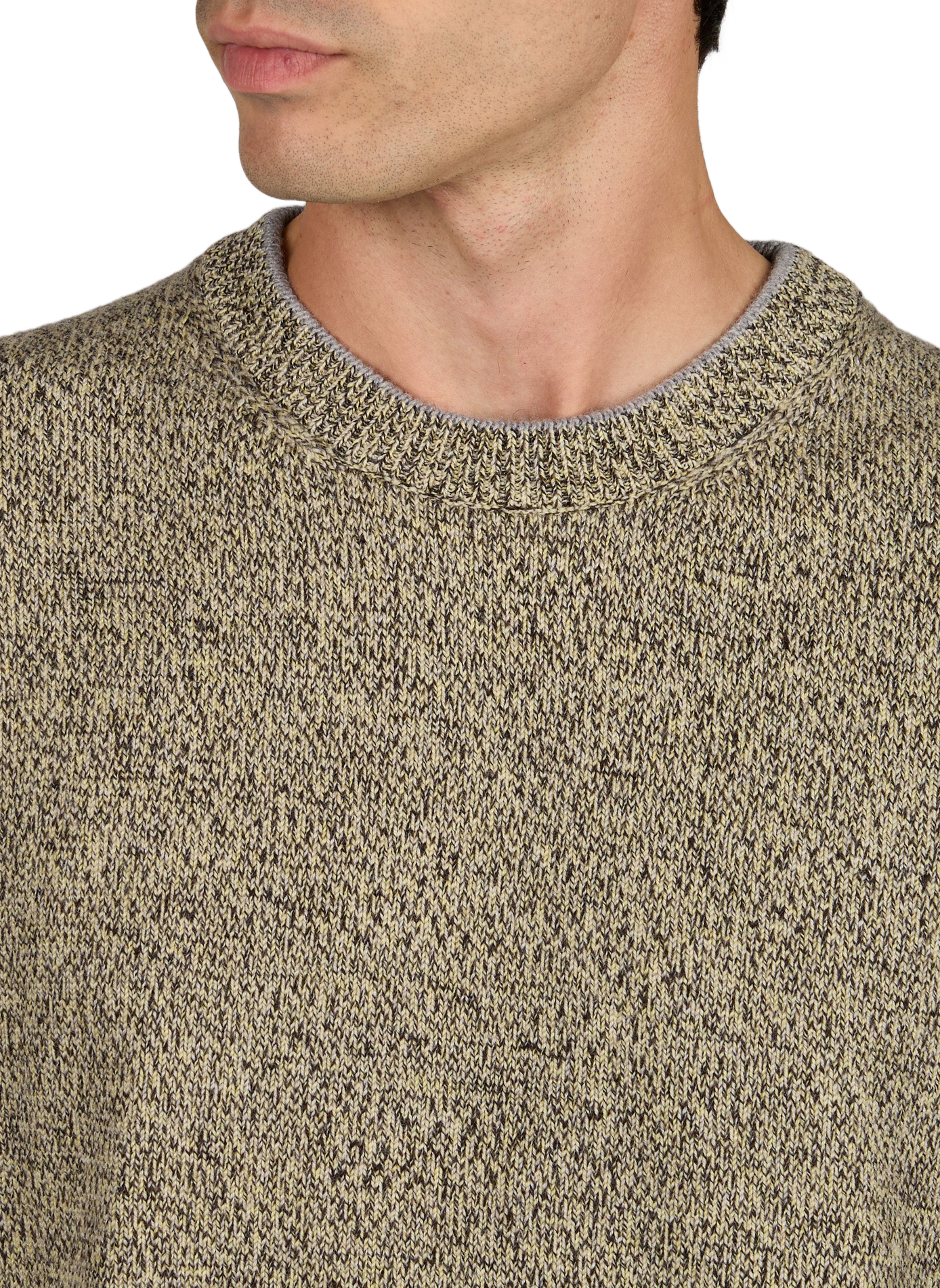 Ruime Moulin-trui met ronde hals van merinowol JACQUEMUS Beige