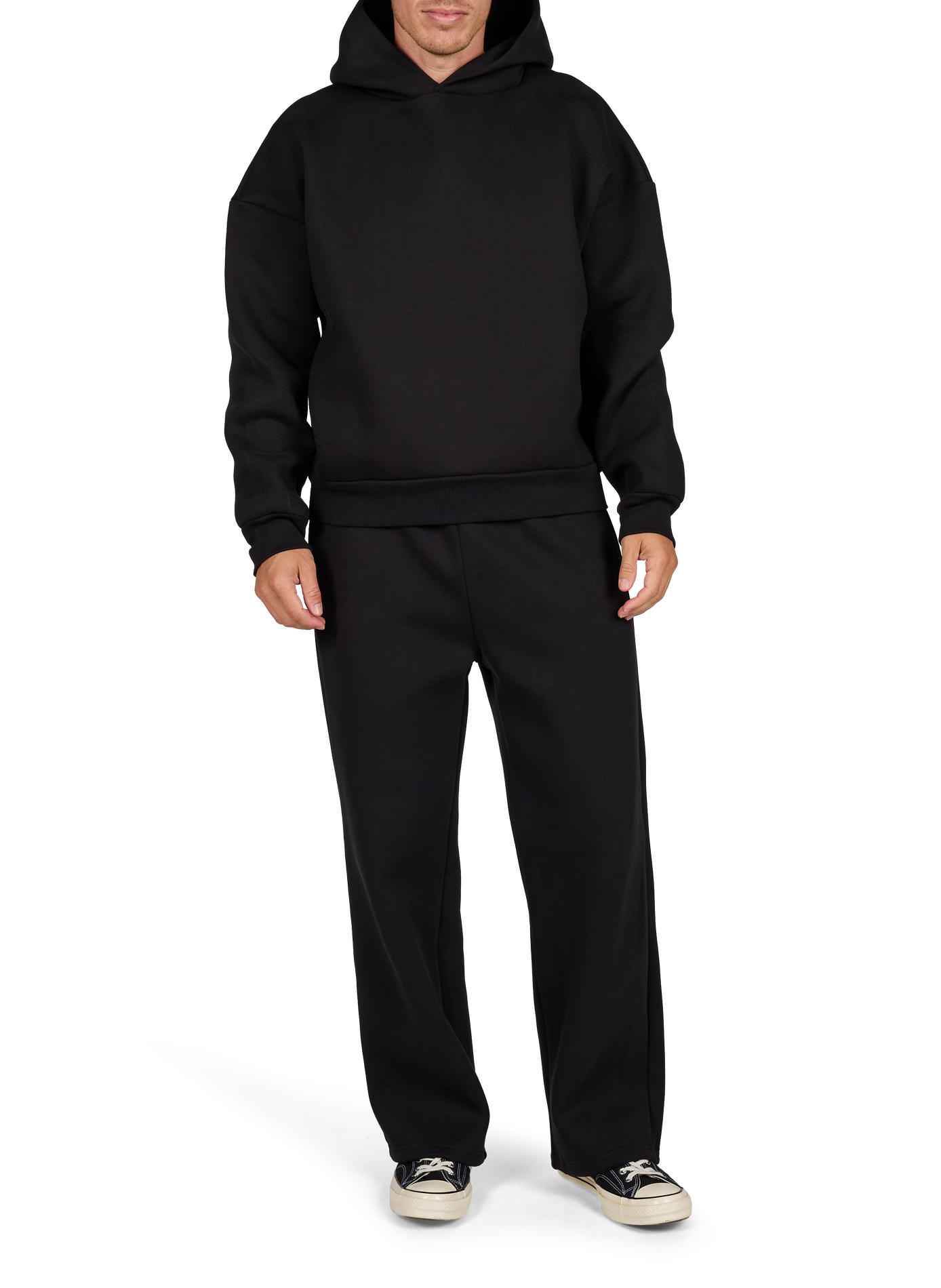 Weite Jogginghose V2 aus Baumwolle SEVENTH Schwarz