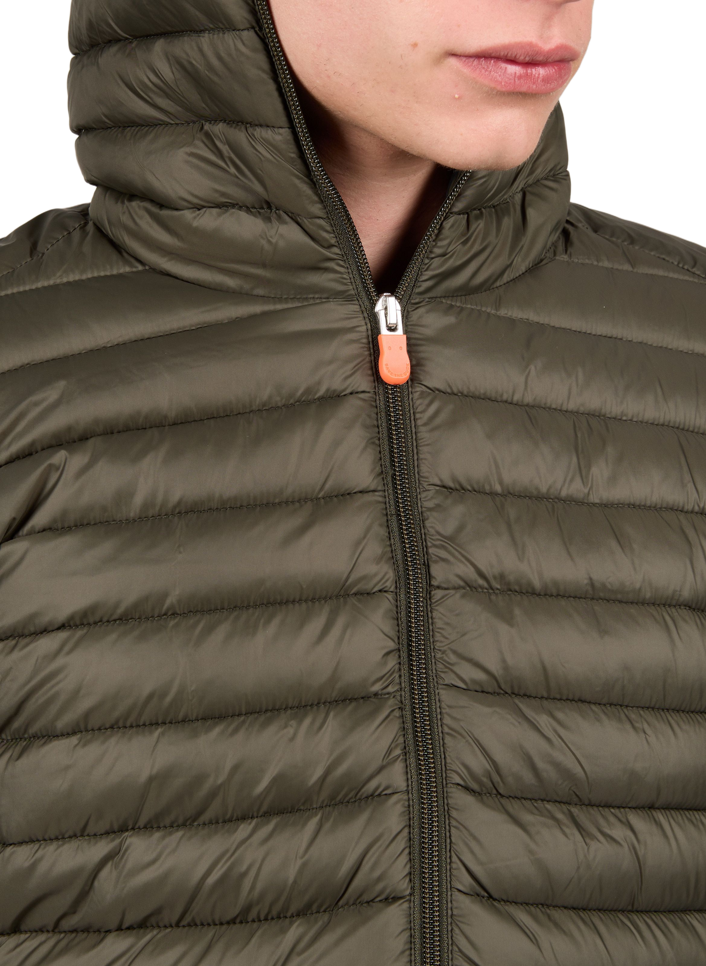 Padded Oversized Donald Puffer Coat SAVE THE DUCK Khaki