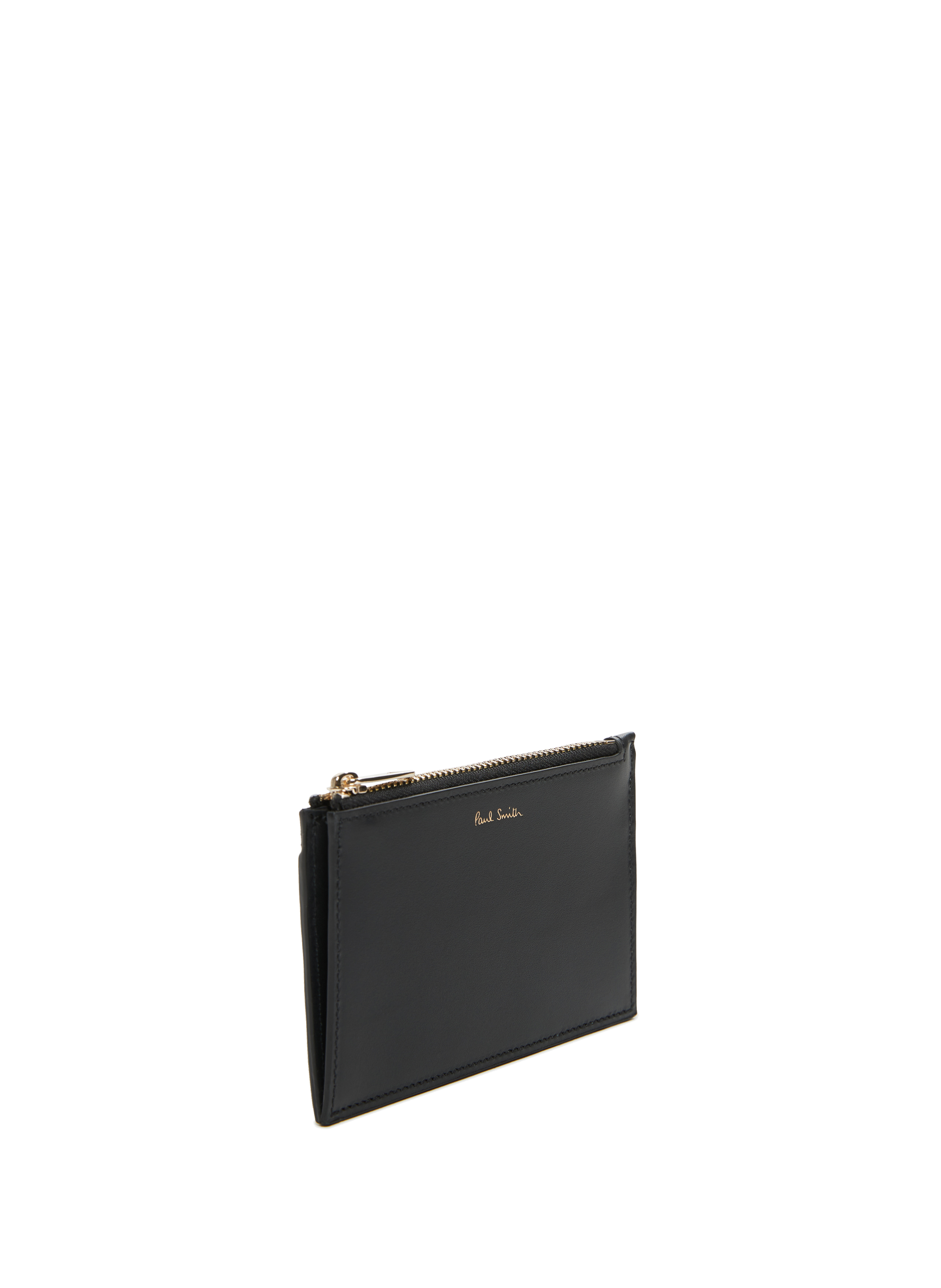 Signature Stripe leather card holder PAUL SMITH Black