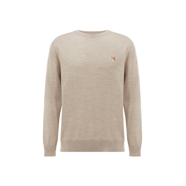 Pull Tête de renard en laine