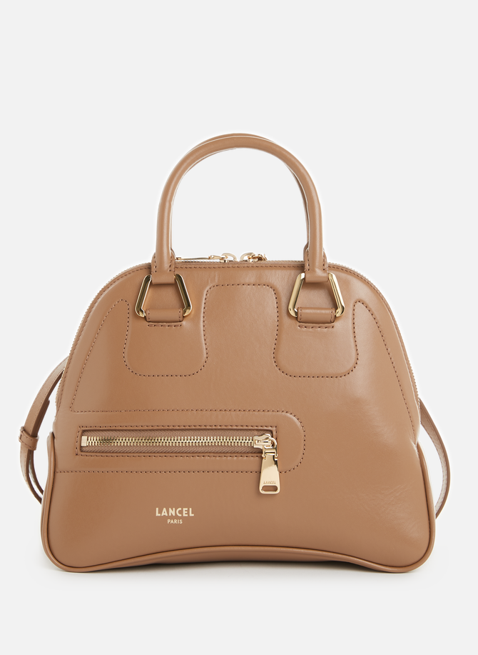 M Bugatti leather handbag LANCEL