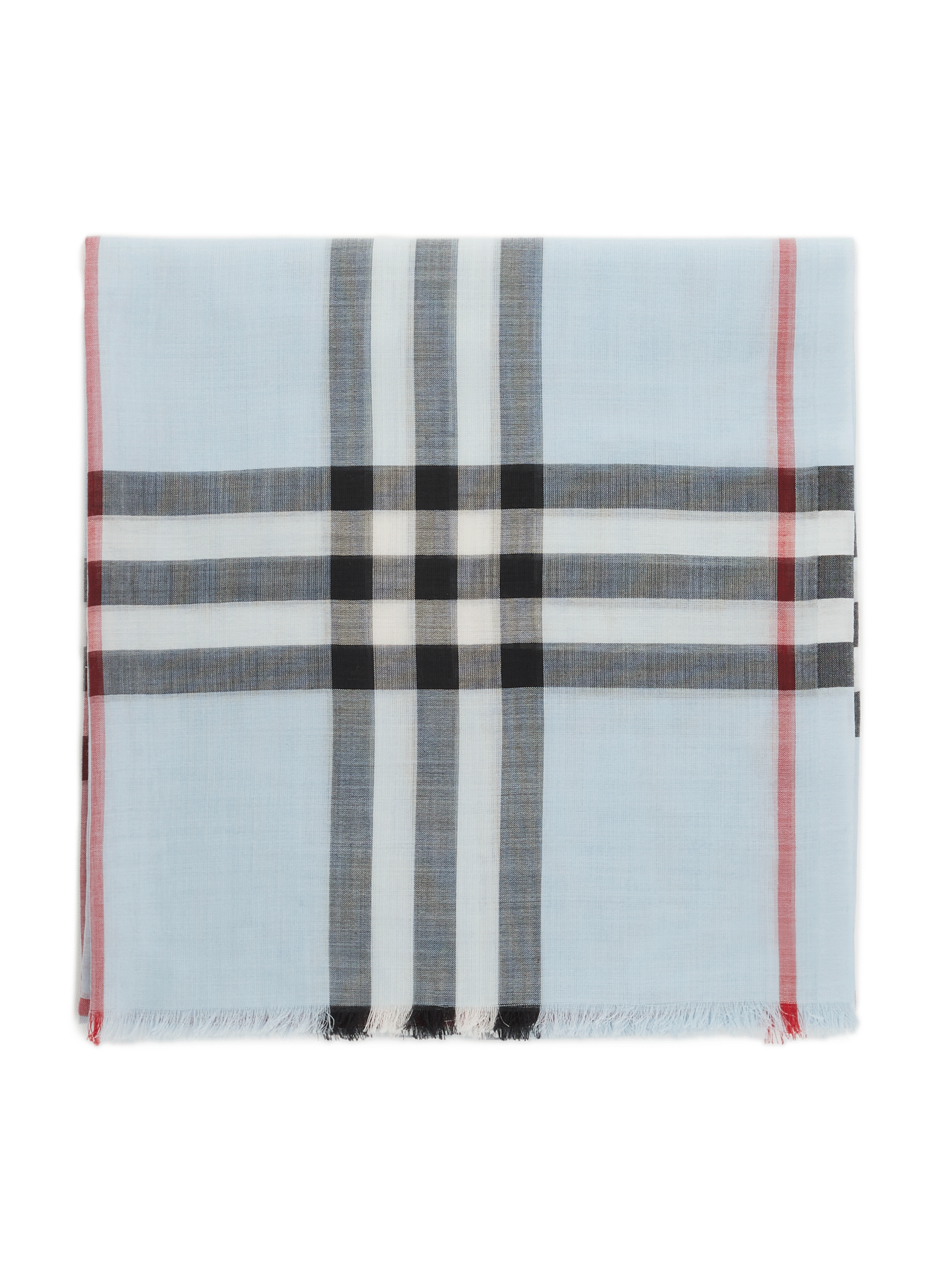 Foulard en laine et soie BURBERRY