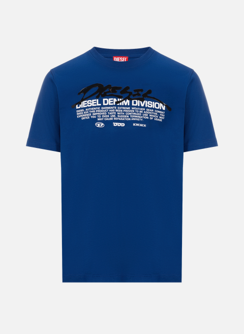 T-shirt en coton BleuDIESEL 