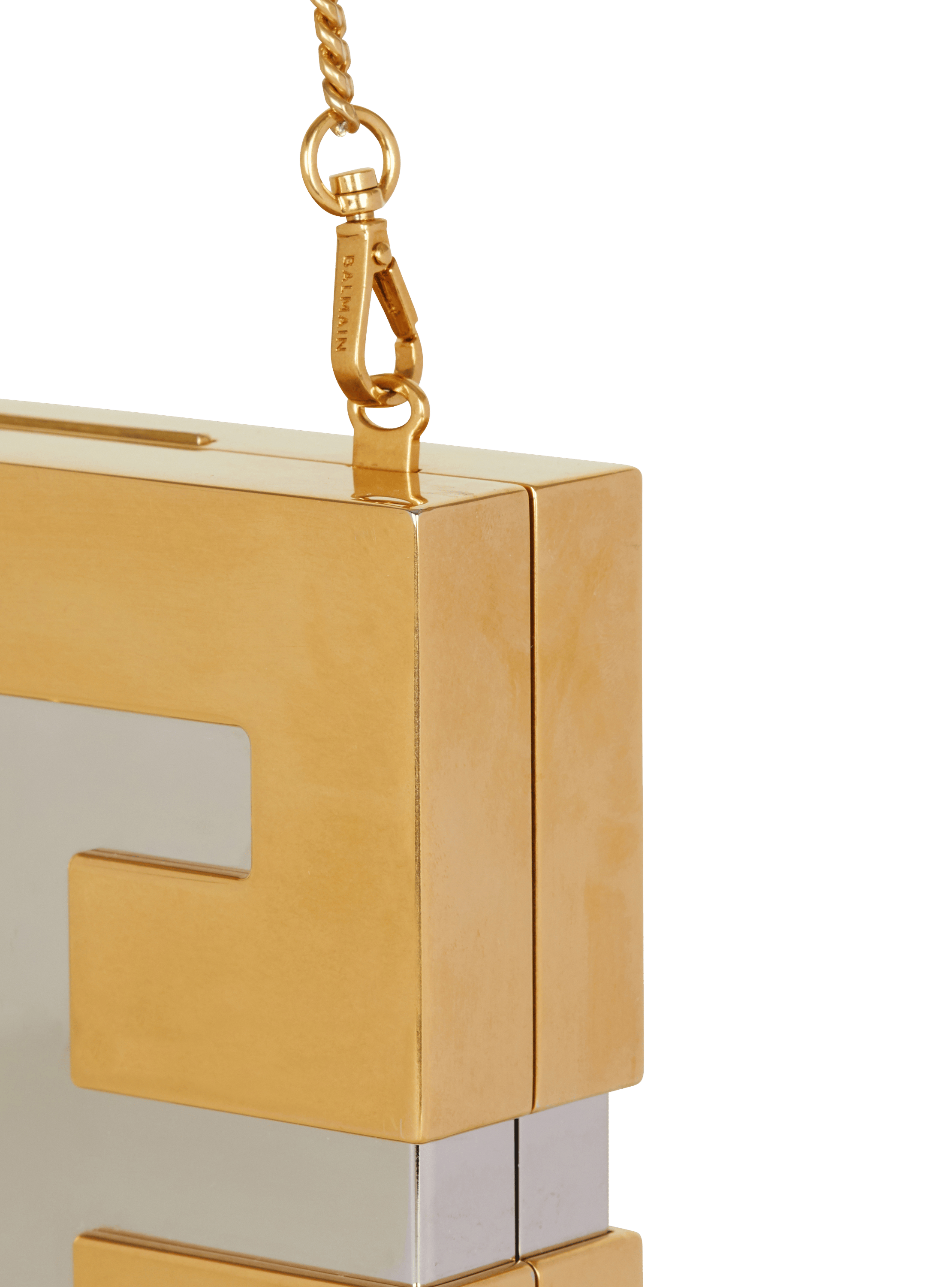 Minaudière pb en métal BALMAIN Doré