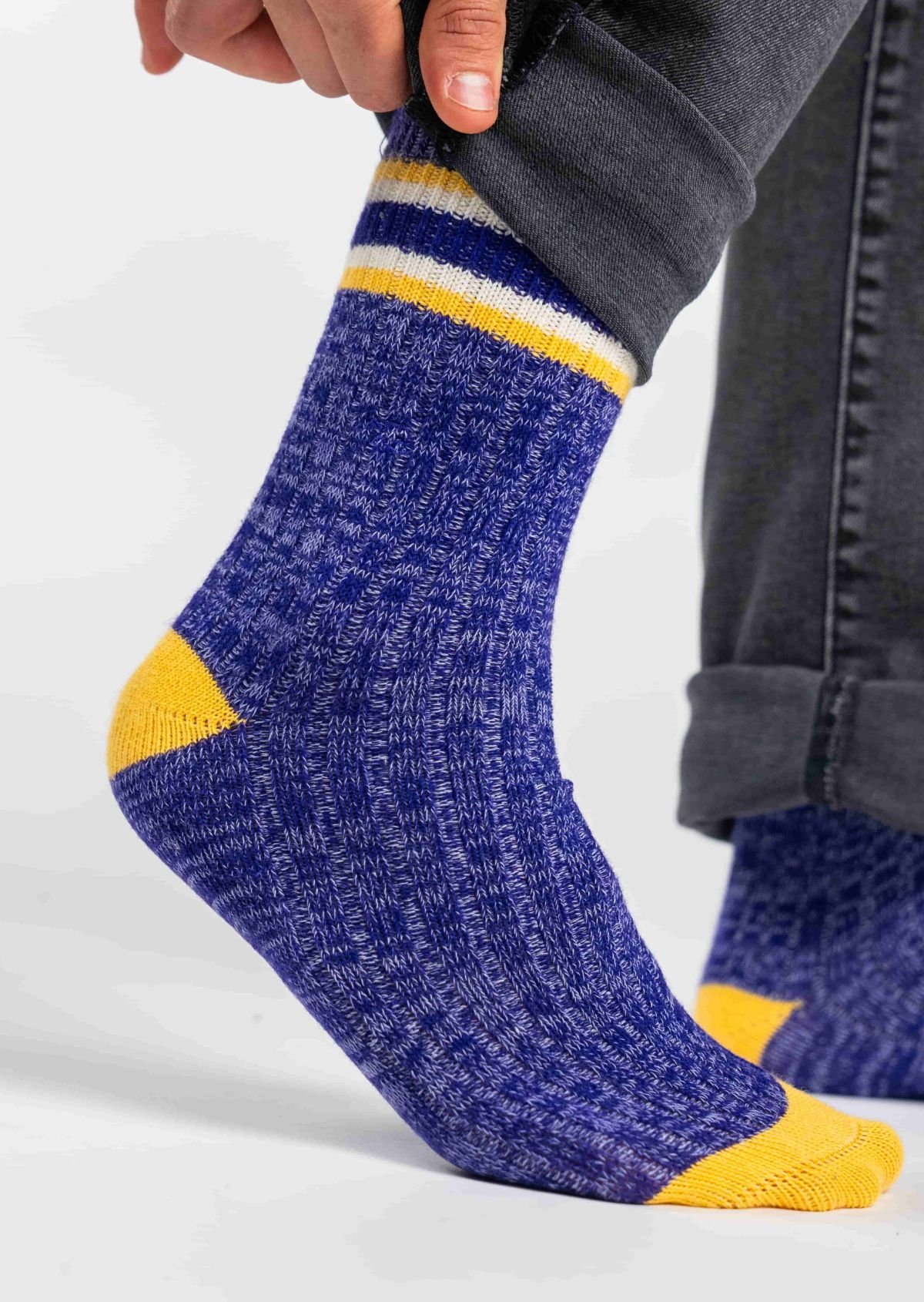 Chaussettes en coton épais club BILLYBELT Violet