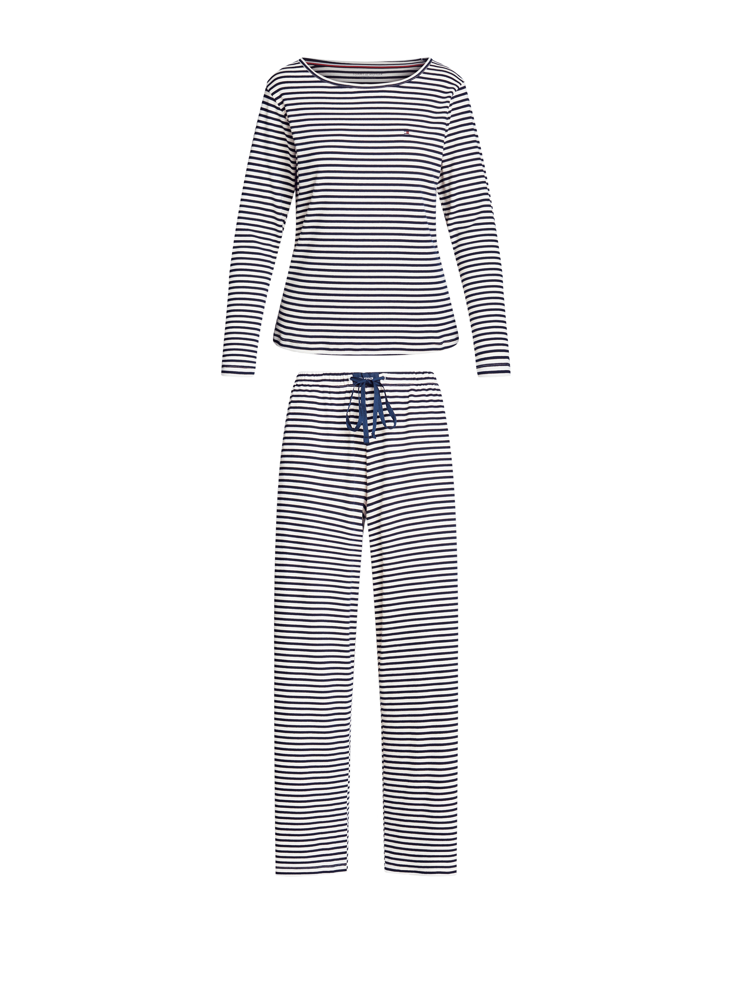 Pyjama imprimé en jersey TOMMY HILFIGER Bleu