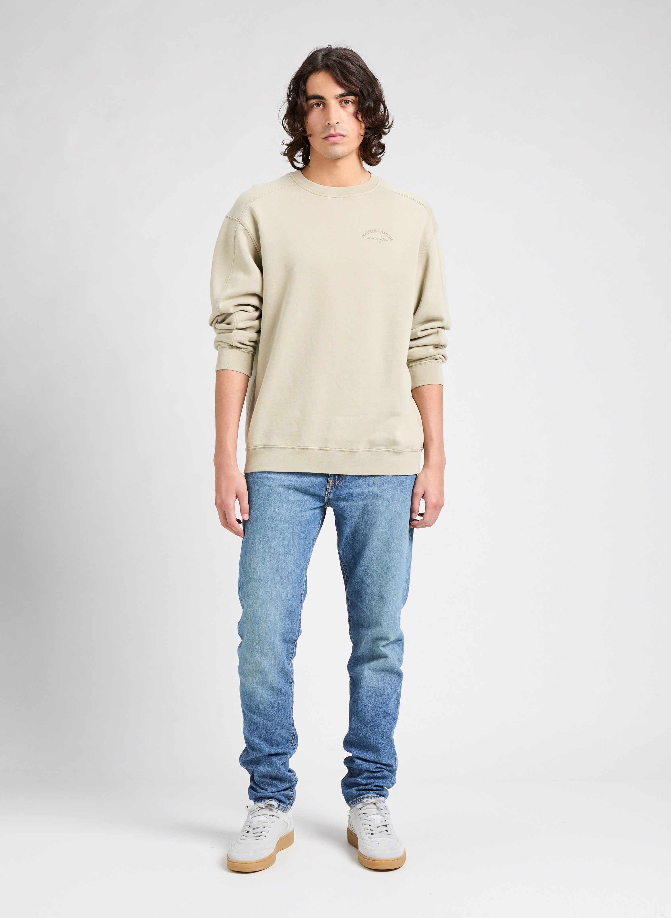 Sweatshirt Le Dru Mini Manufacture Gris