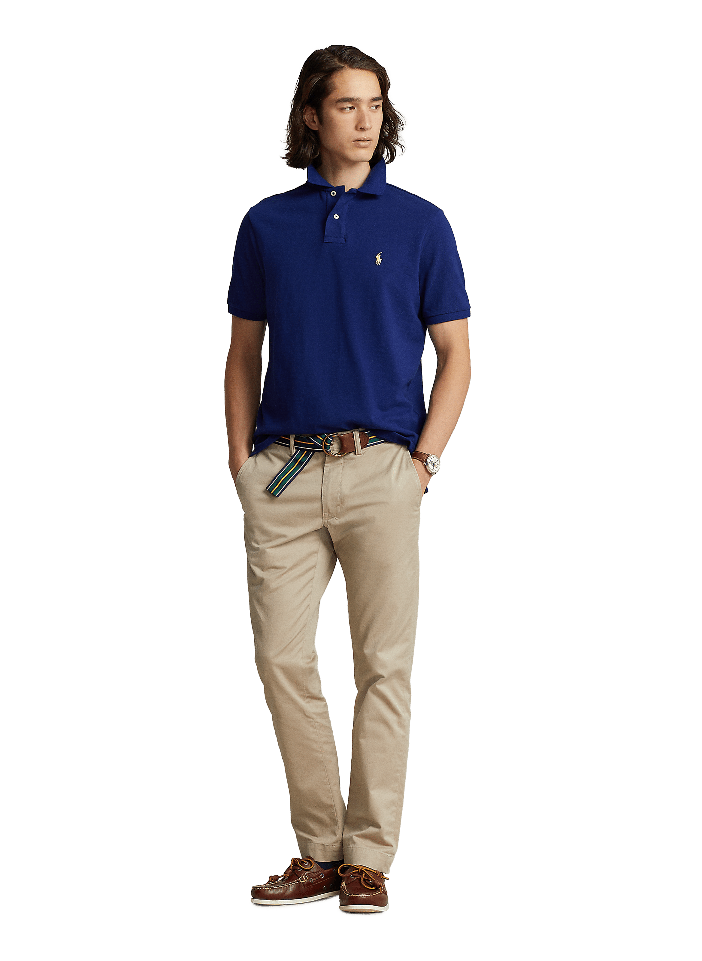 Polo en coton POLO RALPH LAUREN Bleu