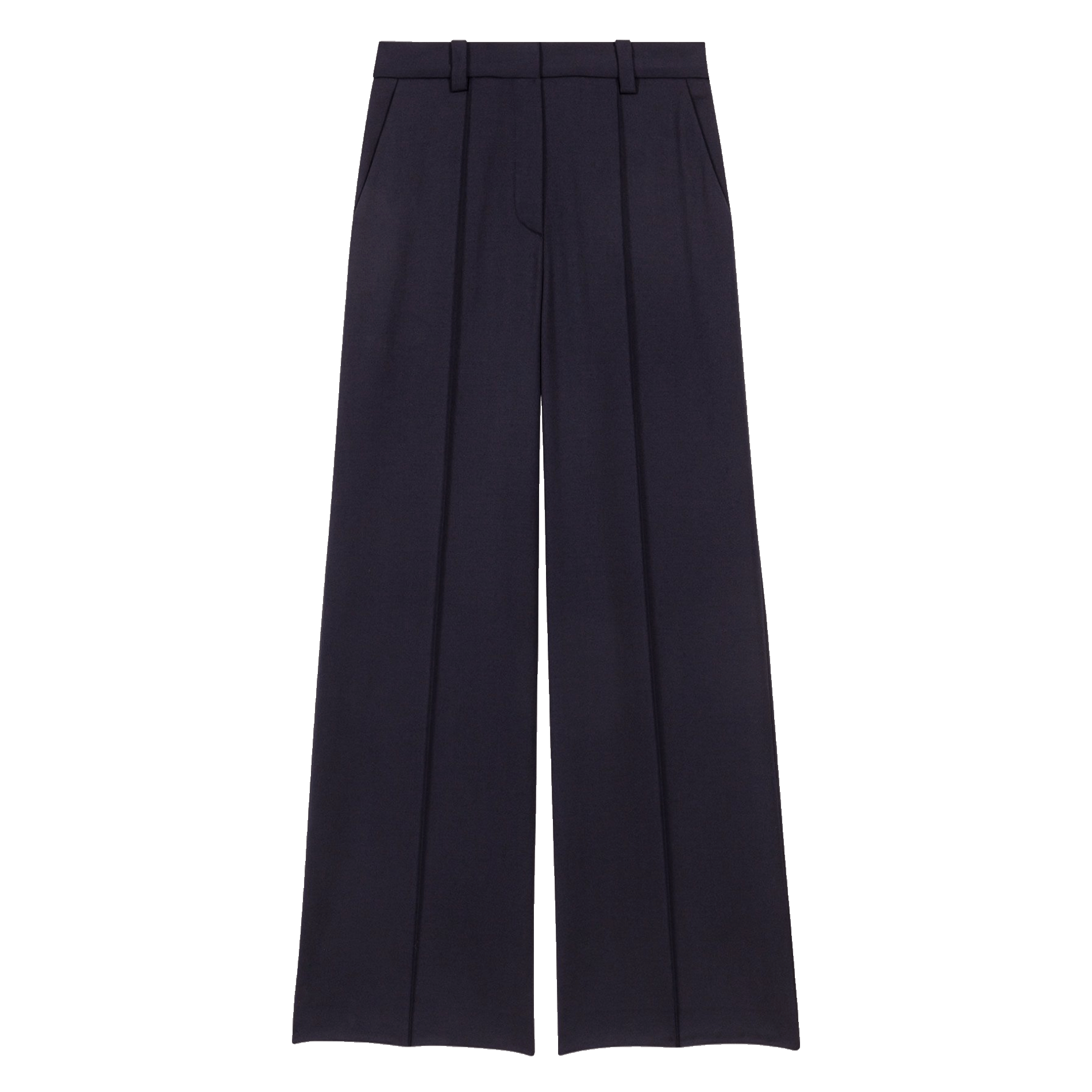 Pantalon de tailleur large MAJE Bleu